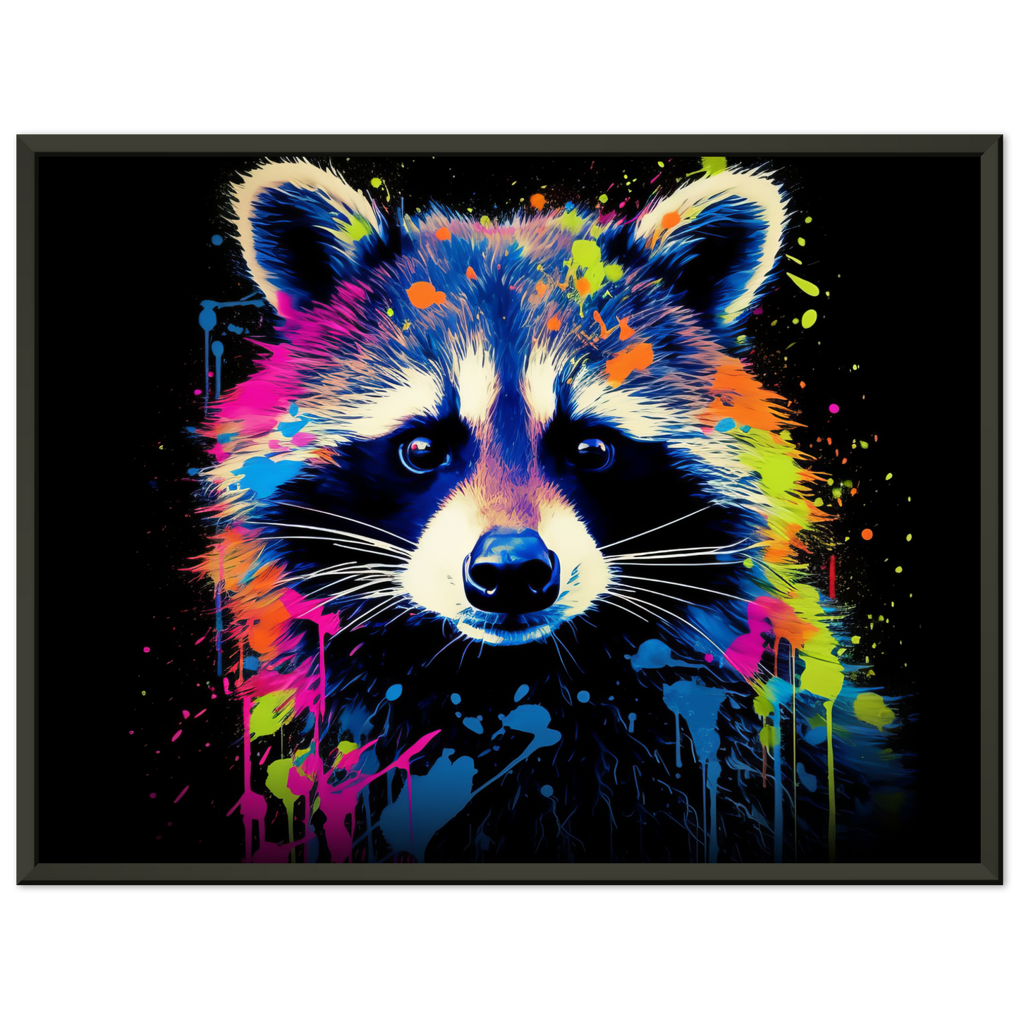 Raccoon raccoons pop art (WILD49)