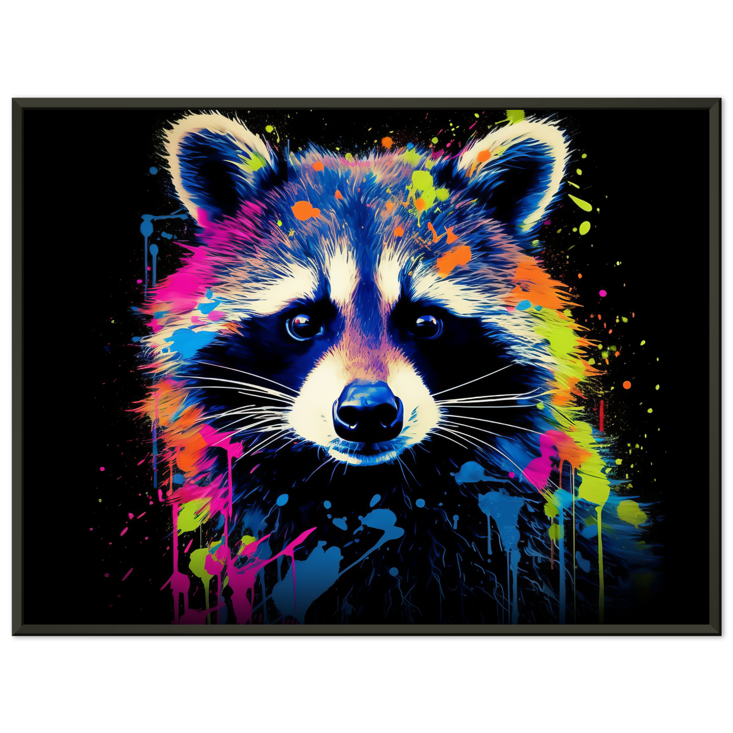 Raccoon raccoons pop art (WILD49)