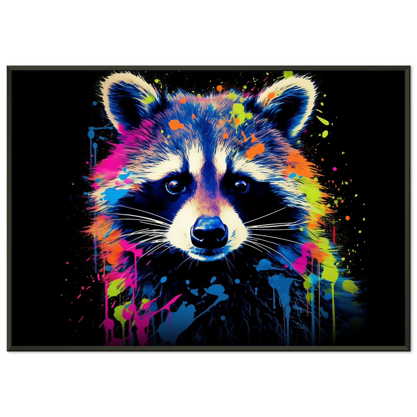 Raccoon raccoons pop art (WILD49)