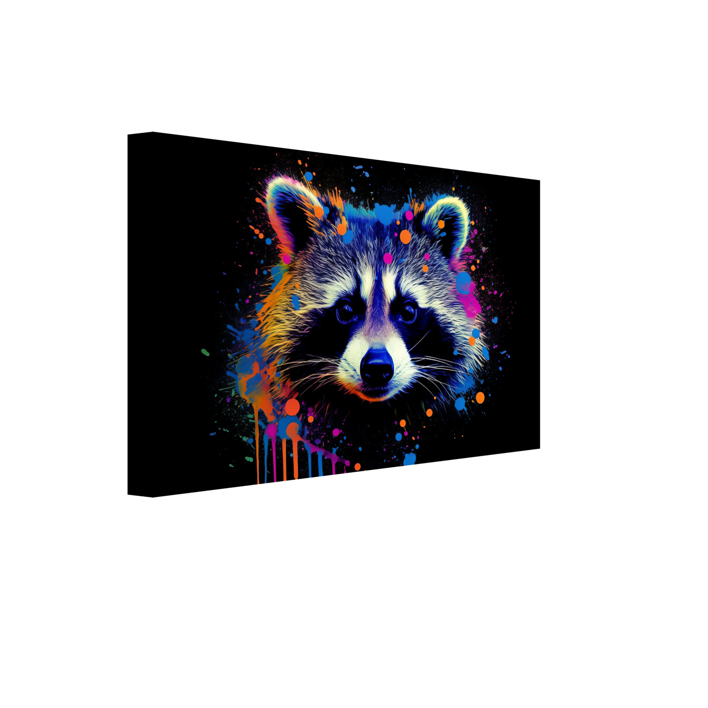 Waschbär Waschbären Pop-Art (WILD50)