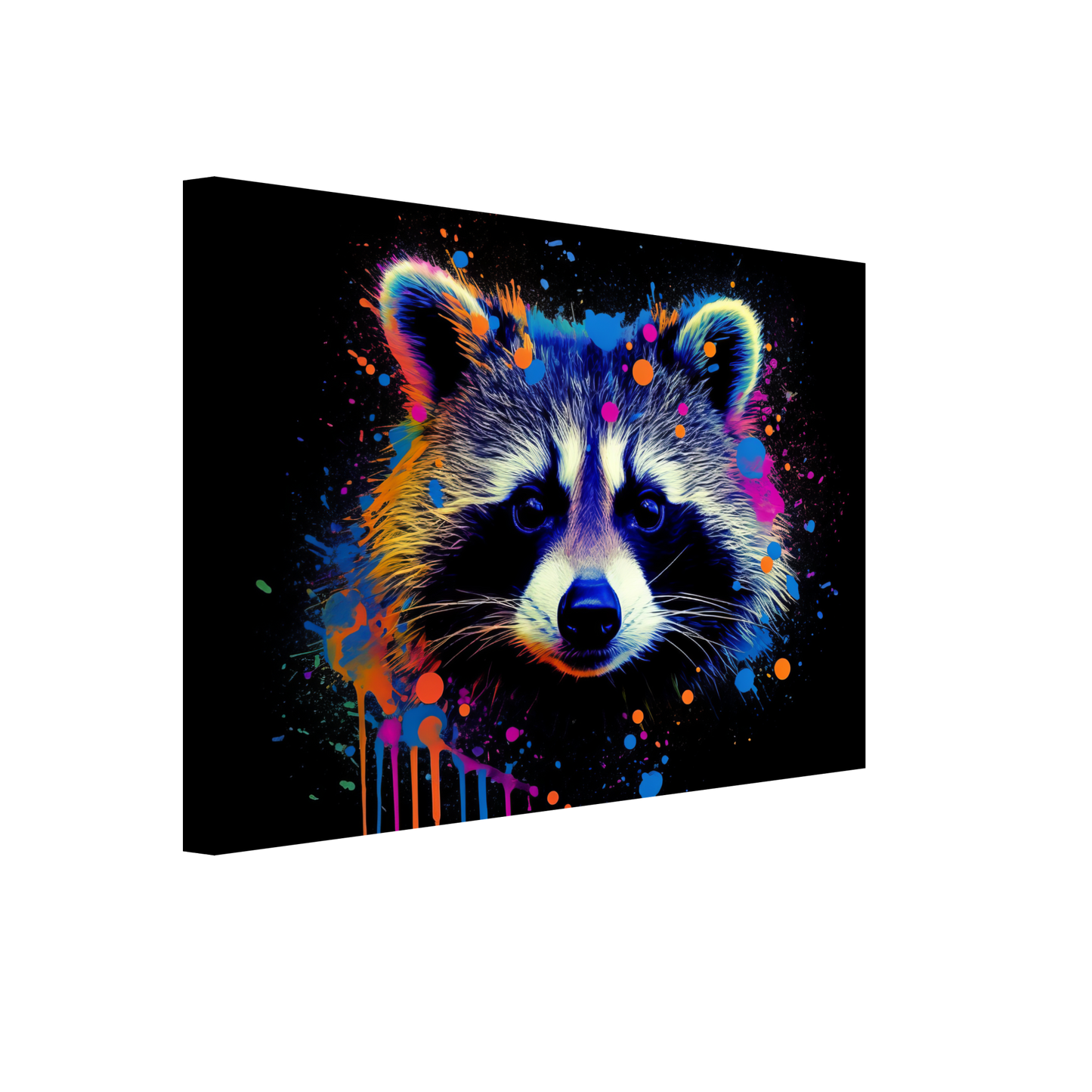 Waschbär Waschbären Pop-Art (WILD50)