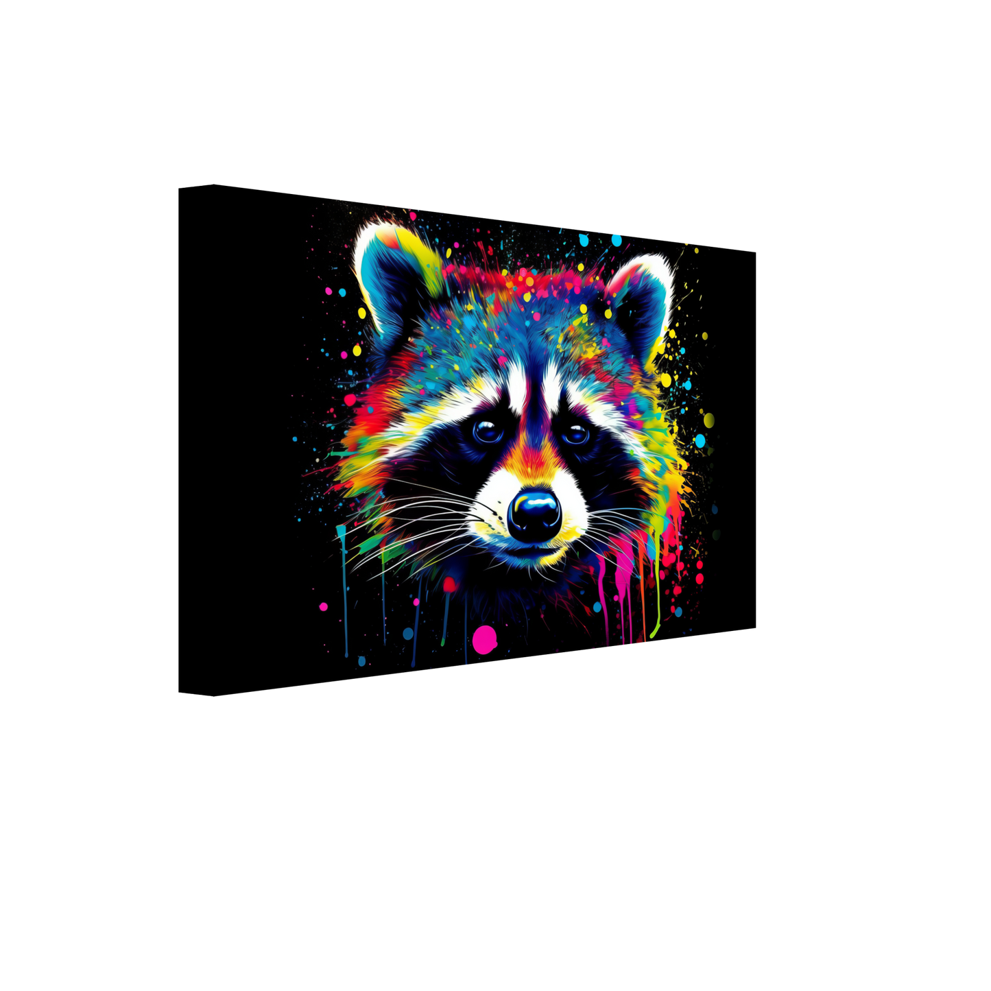 Waschbär Waschbären Pop-Art (WILD51)