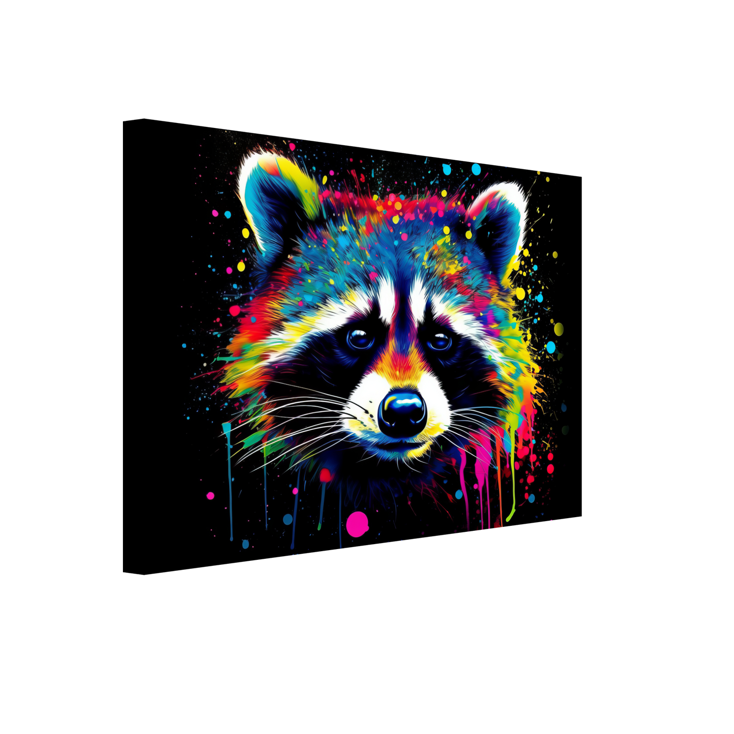 Waschbär Waschbären Pop-Art (WILD51)