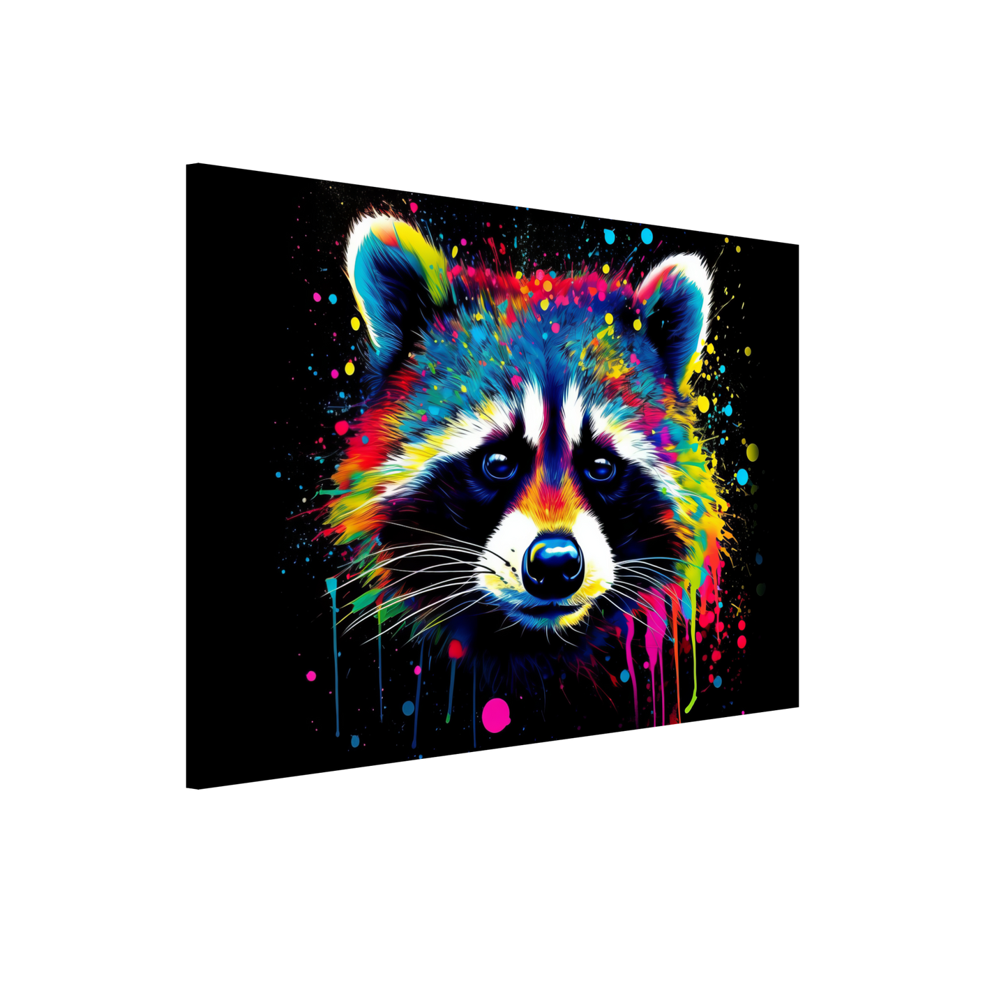 Waschbär Waschbären Pop-Art (WILD51)