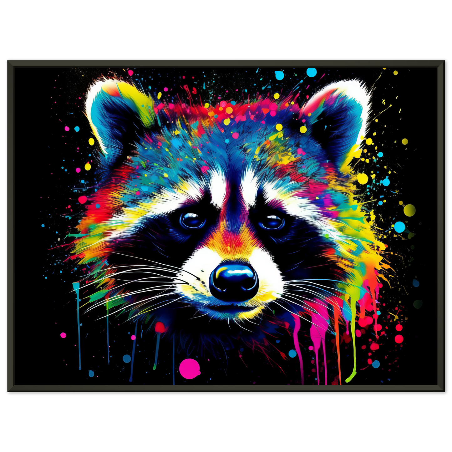 Waschbär Waschbären Pop-Art (WILD51)