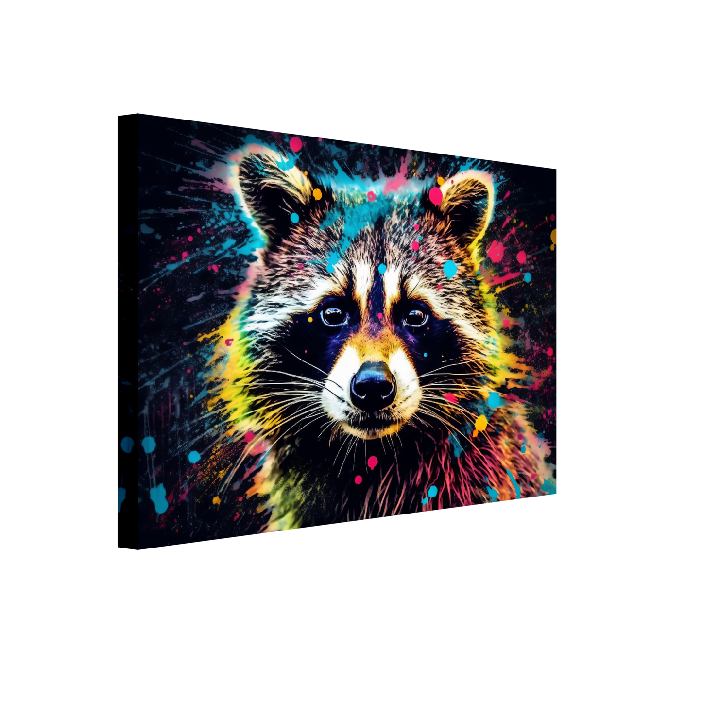Waschbär Waschbären Pop-Art (WILD52)