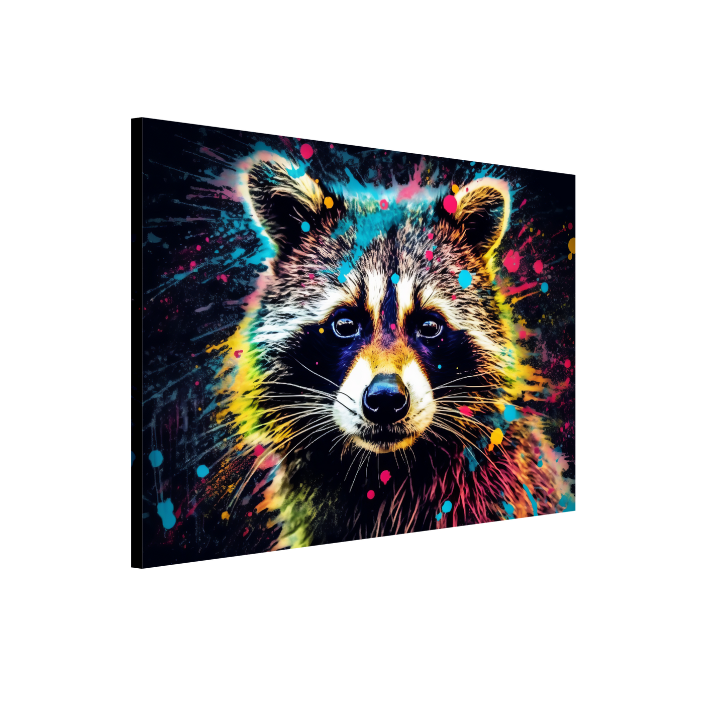 Waschbär Waschbären Pop-Art (WILD52)