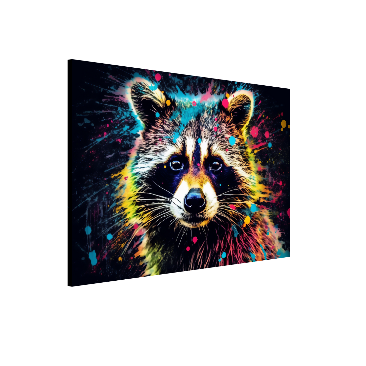 Waschbär Waschbären Pop-Art (WILD52)