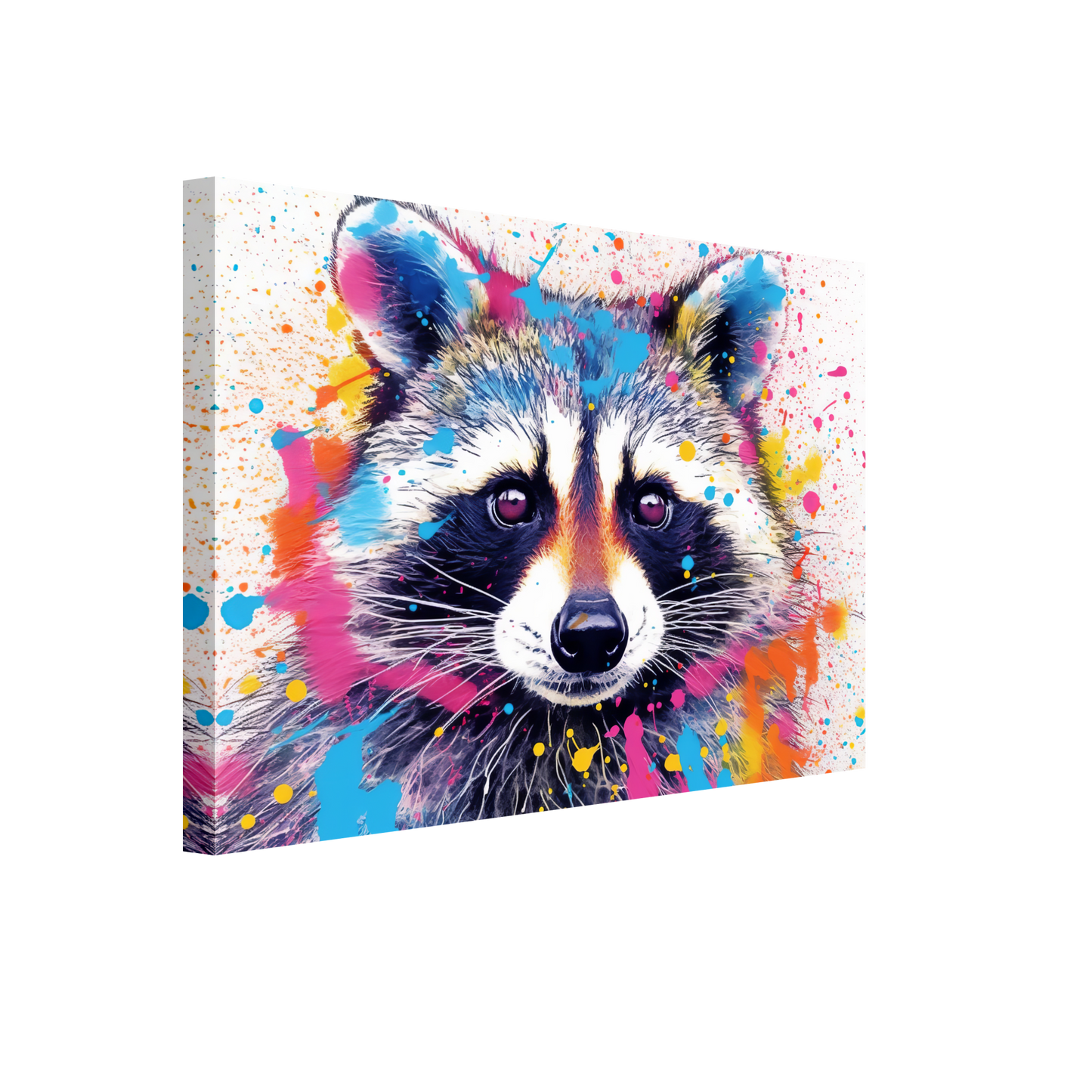 Waschbär Waschbären Pop-Art (WILD53)