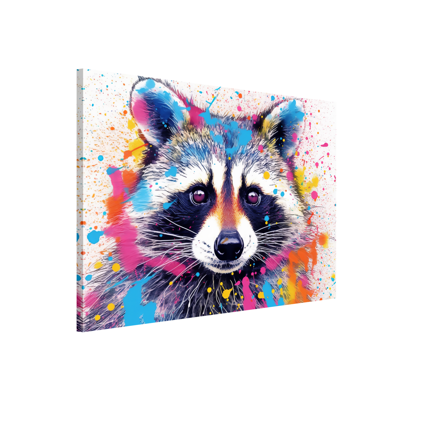 Waschbär Waschbären Pop-Art (WILD53)