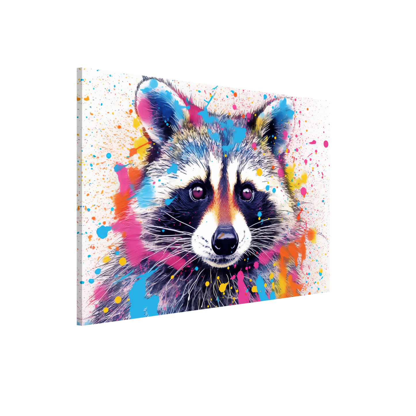 Waschbär Waschbären Pop-Art (WILD53)
