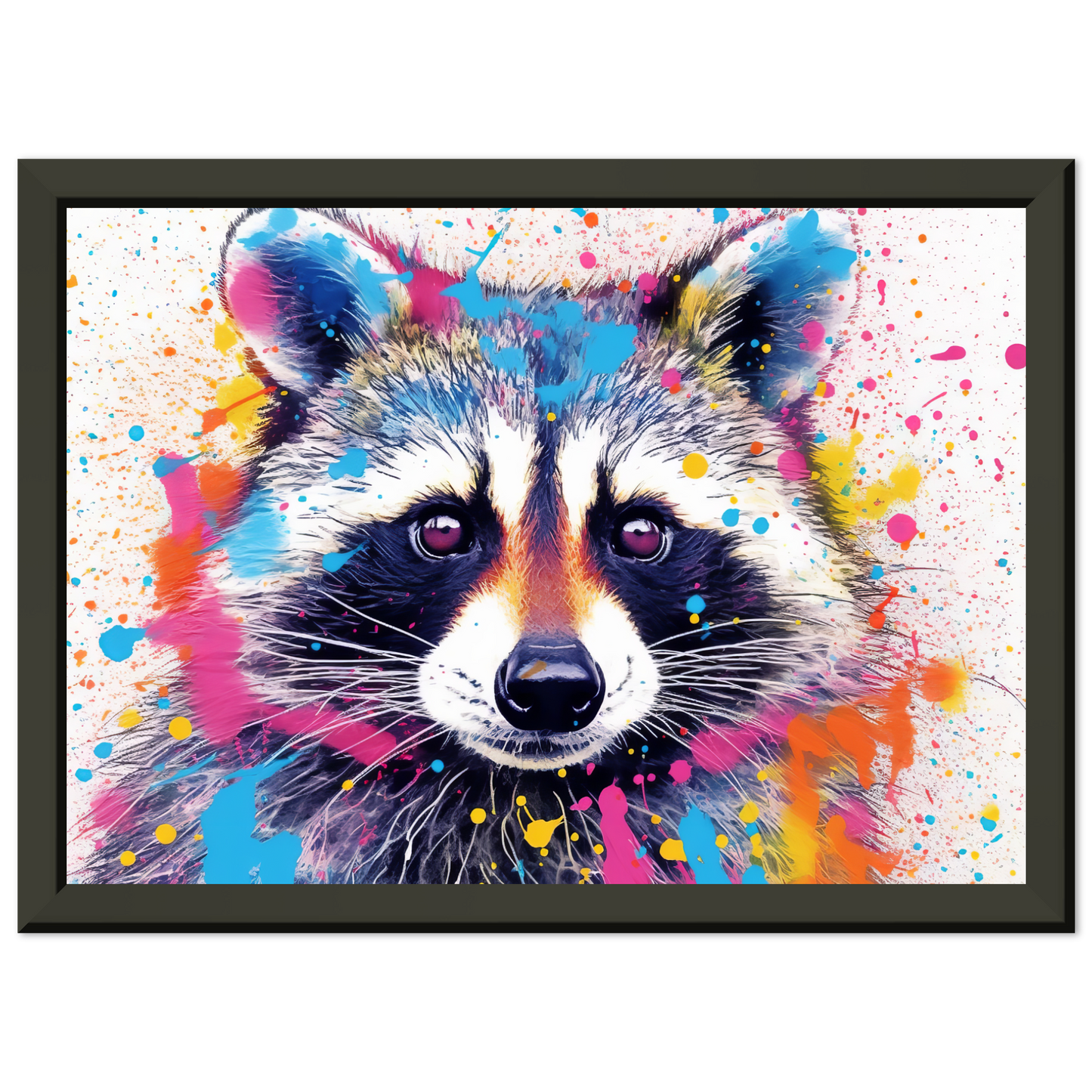 Waschbär Waschbären Pop-Art (WILD53)