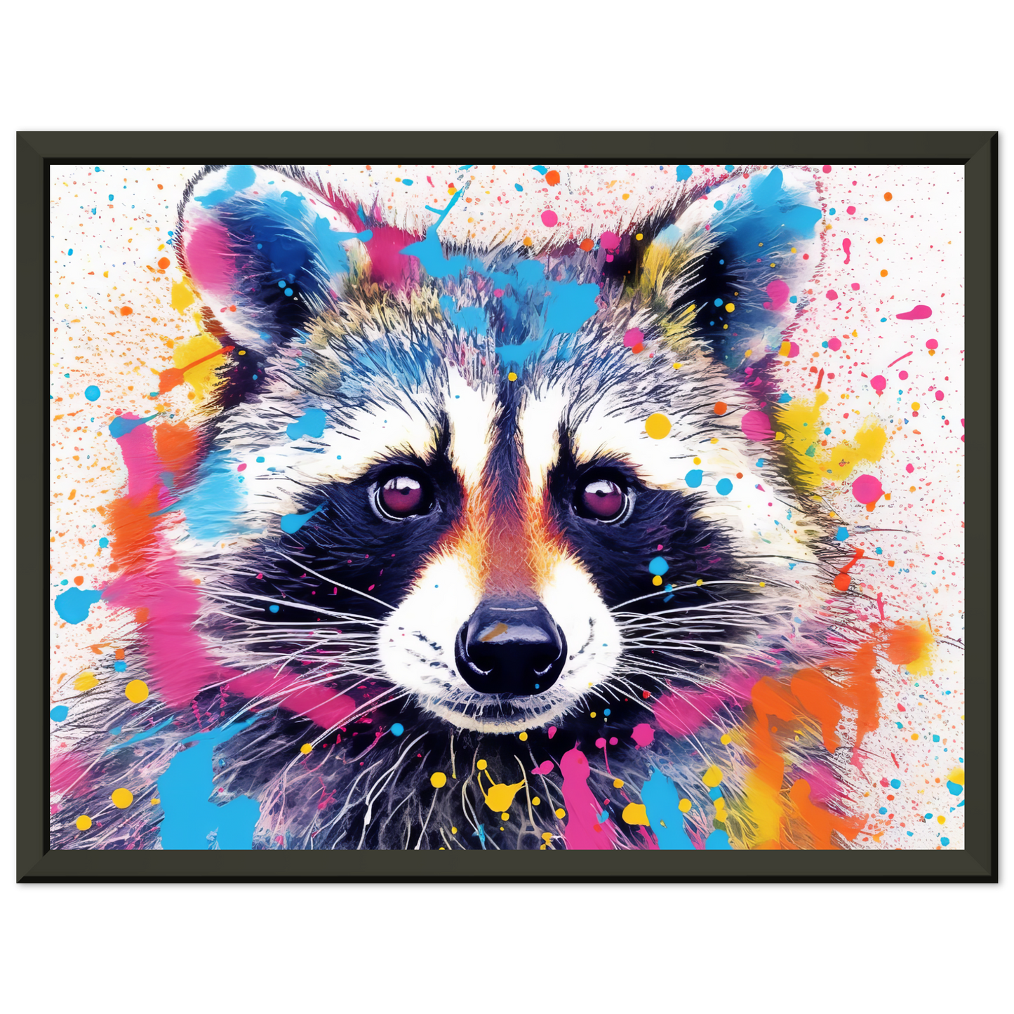 Waschbär Waschbären Pop-Art (WILD53)