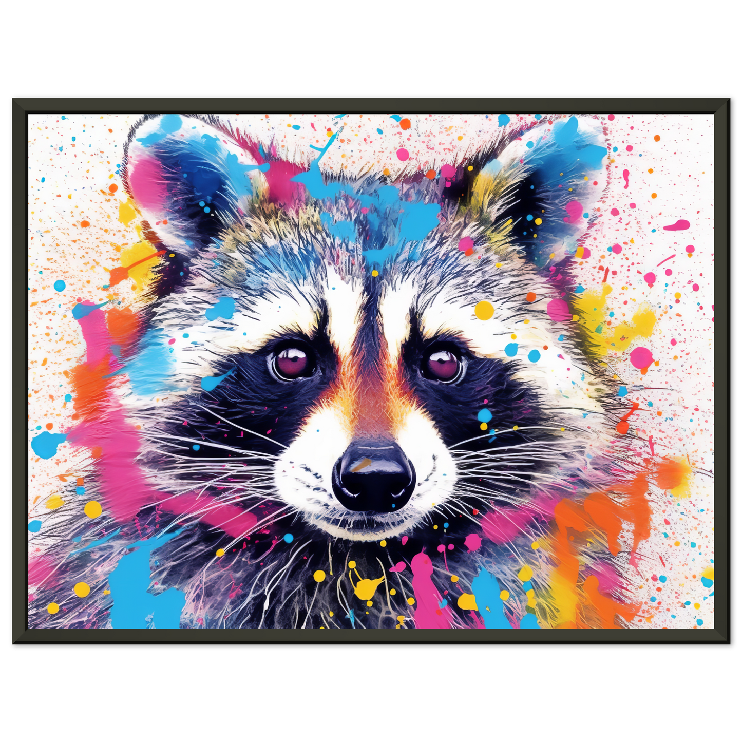 Waschbär Waschbären Pop-Art (WILD53)