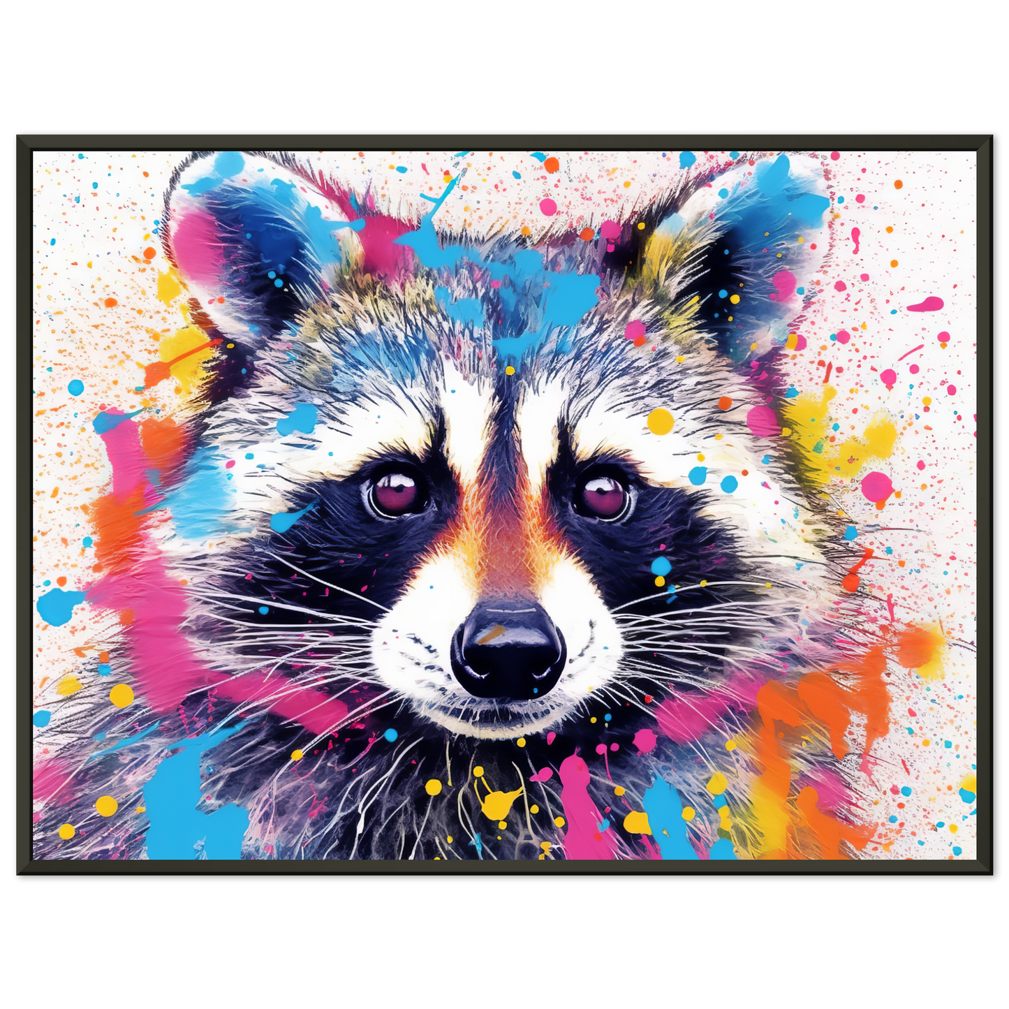 Waschbär Waschbären Pop-Art (WILD53)