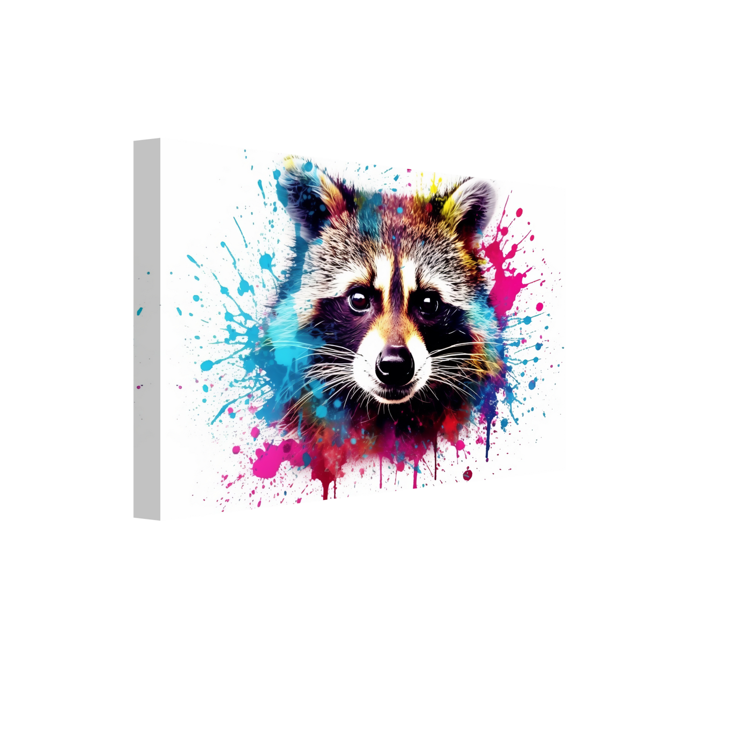 Waschbär Waschbären Pop-Art (WILD54)