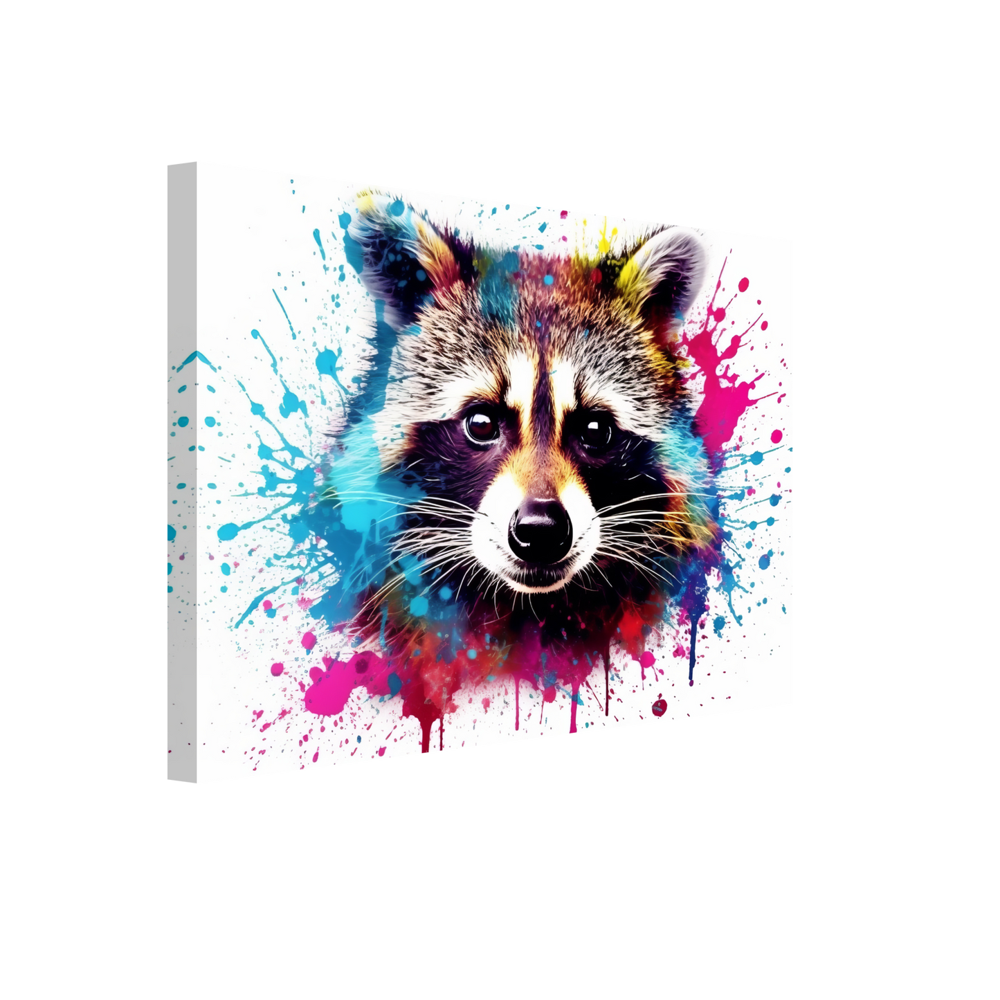 Waschbär Waschbären Pop-Art (WILD54)
