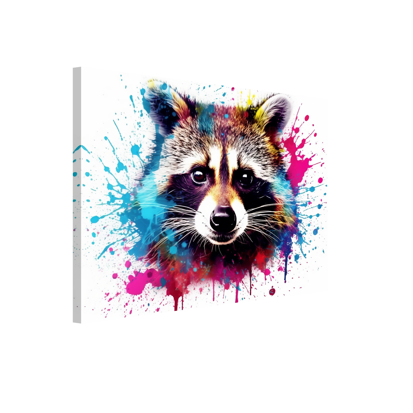 Waschbär Waschbären Pop-Art (WILD54)