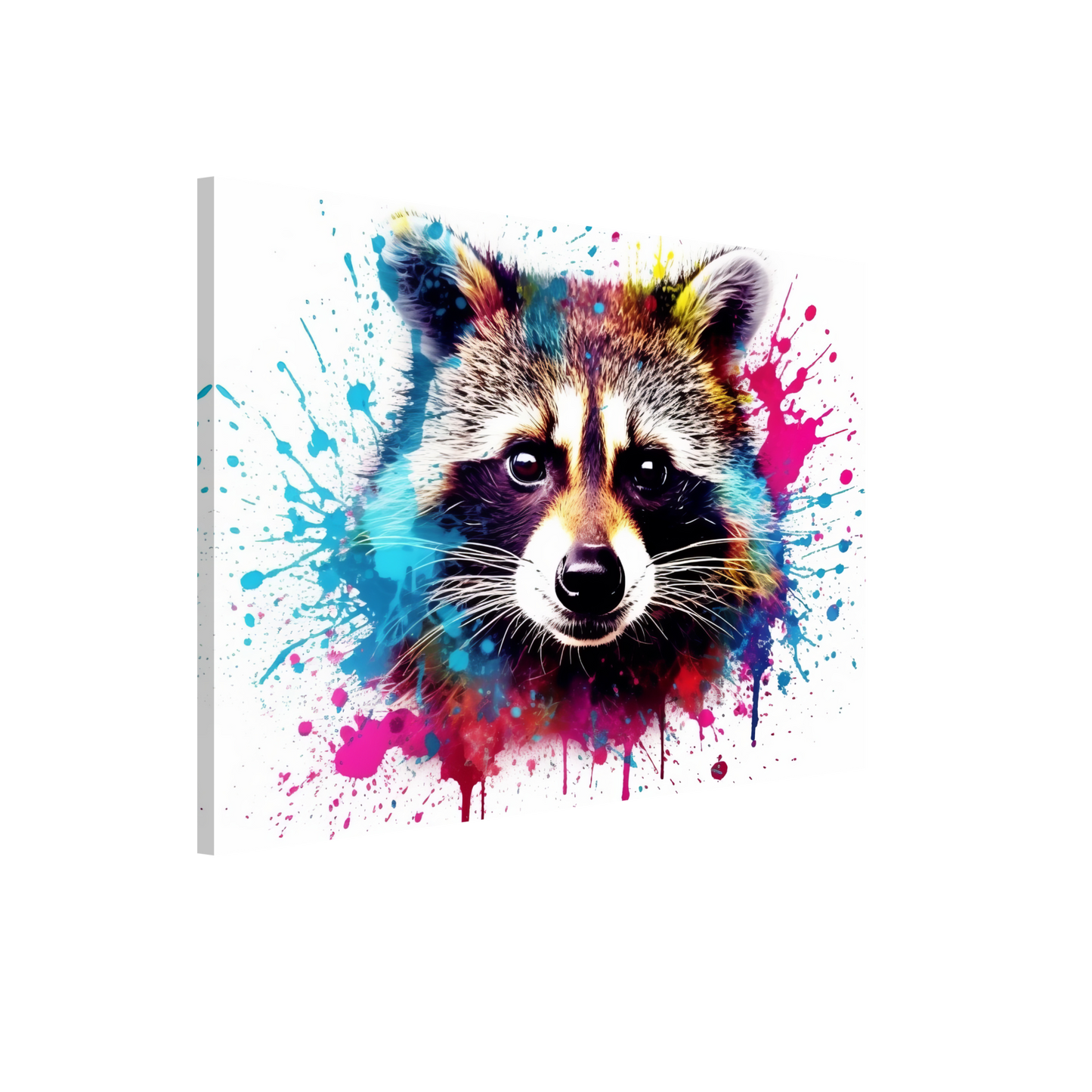 Waschbär Waschbären Pop-Art (WILD54)