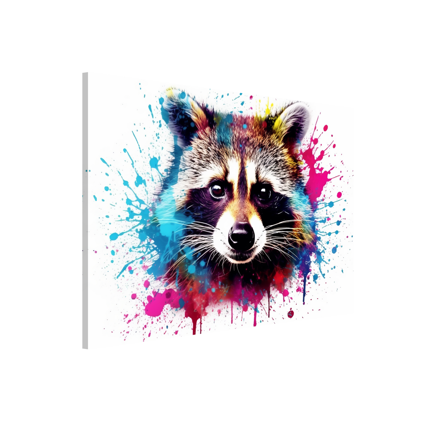 Waschbär Waschbären Pop-Art (WILD54)