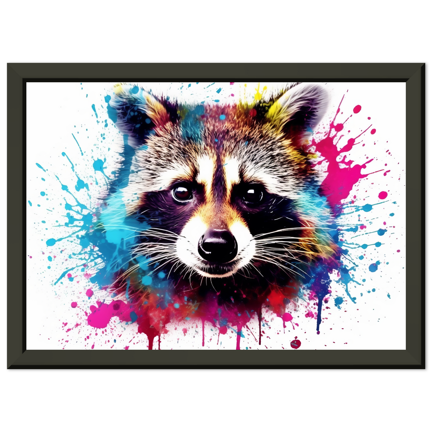 Waschbär Waschbären Pop-Art (WILD54)
