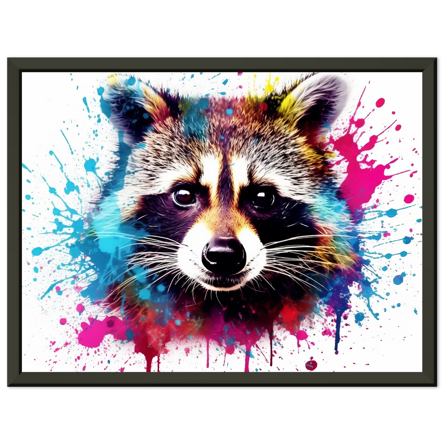 Waschbär Waschbären Pop-Art (WILD54)