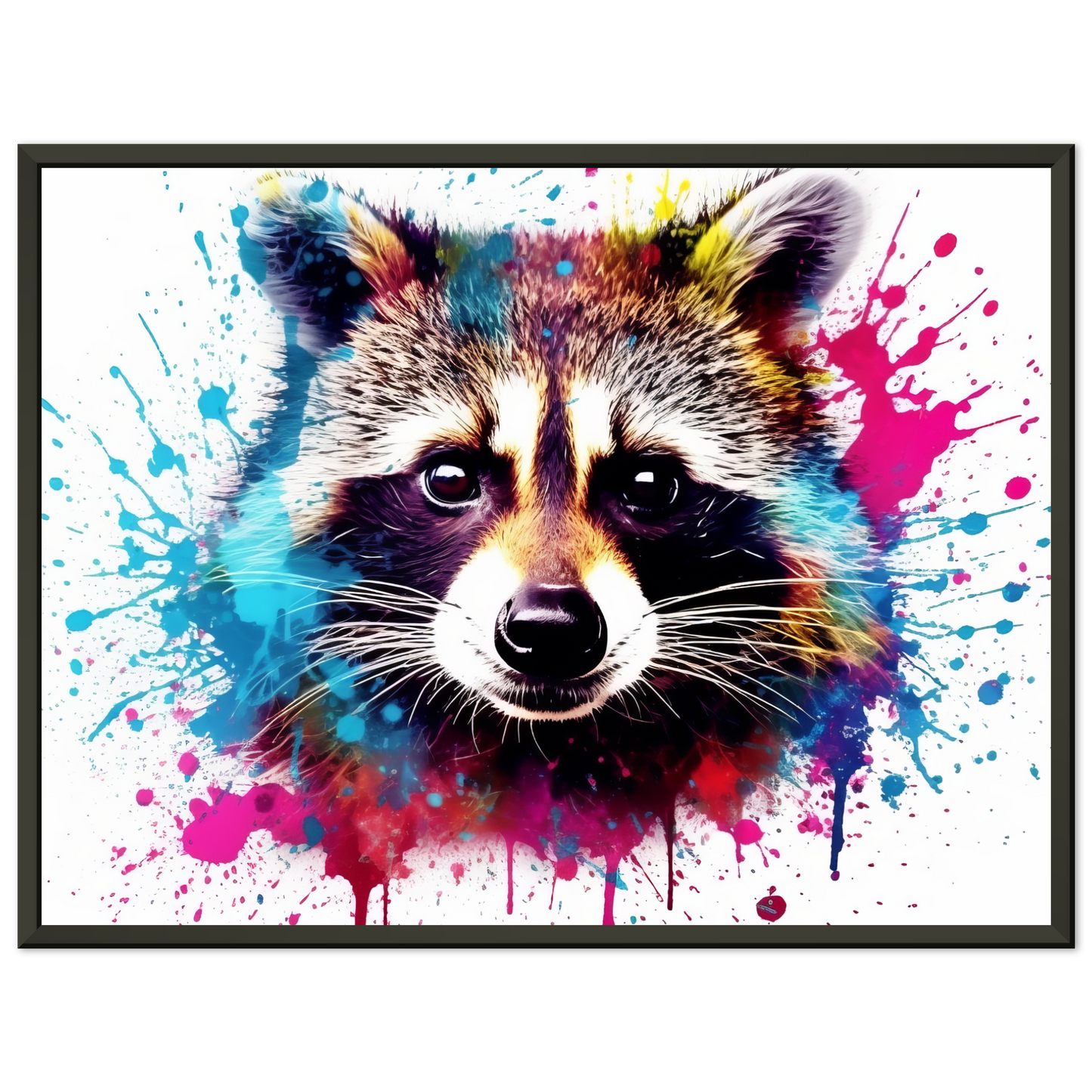 Waschbär Waschbären Pop-Art (WILD54)