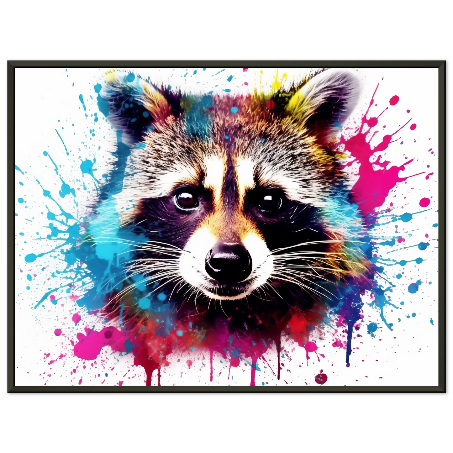Waschbär Waschbären Pop-Art (WILD54)