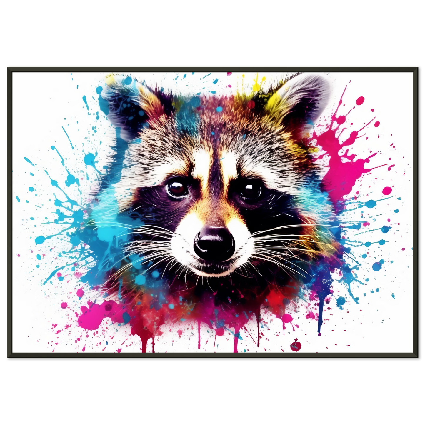 Waschbär Waschbären Pop-Art (WILD54)