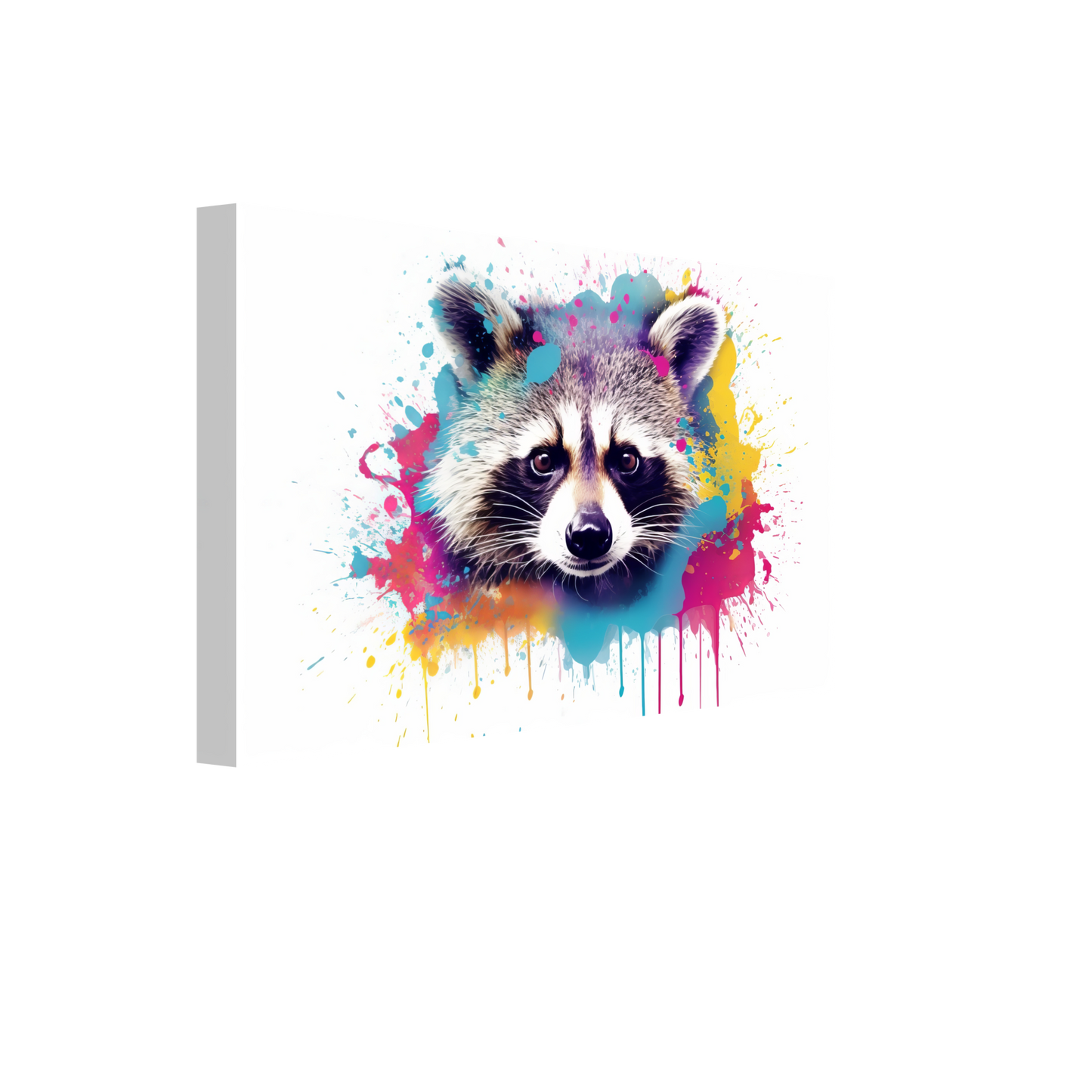 Waschbär Waschbären Pop-Art (WILD56)