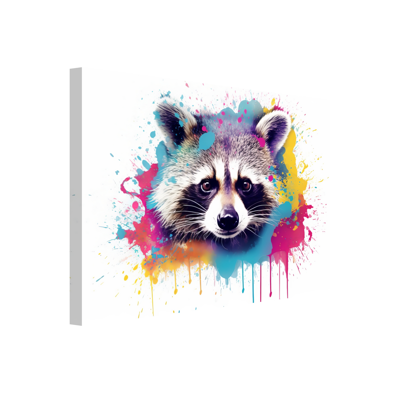 Waschbär Waschbären Pop-Art (WILD56)