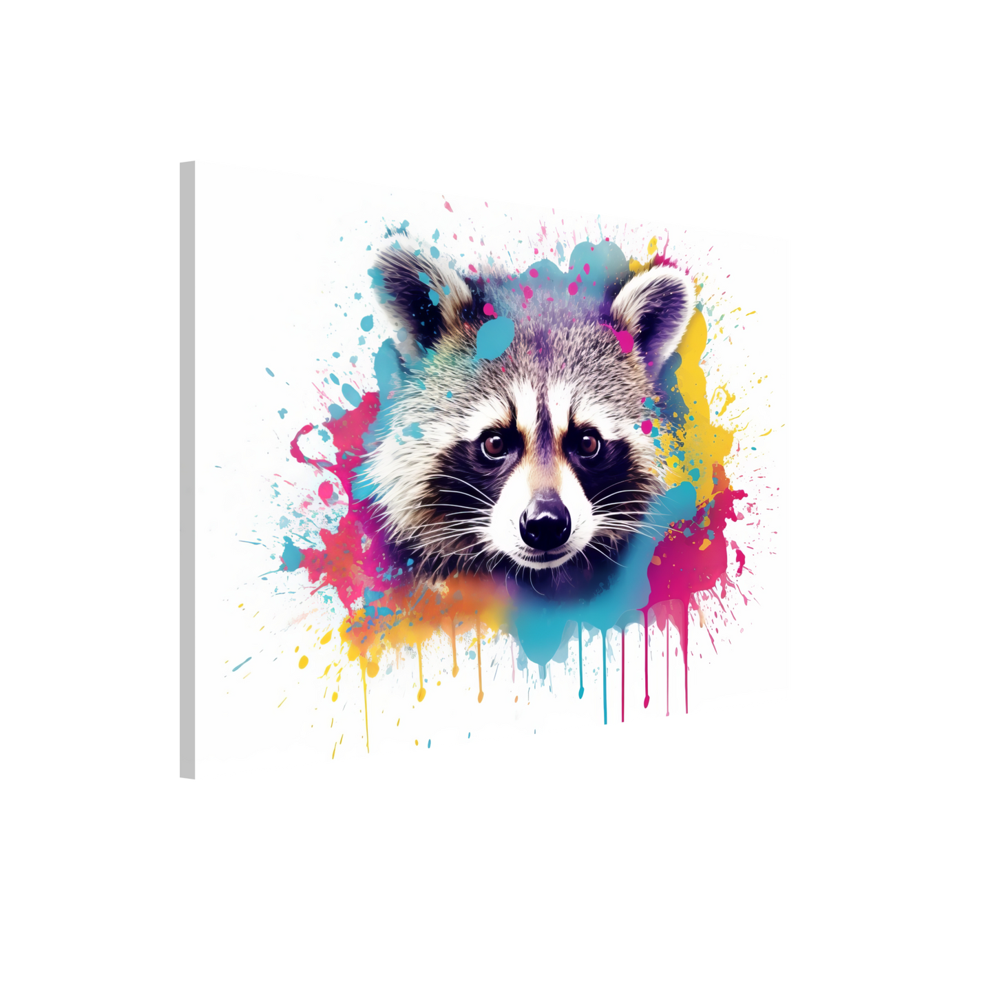 Waschbär Waschbären Pop-Art (WILD56)