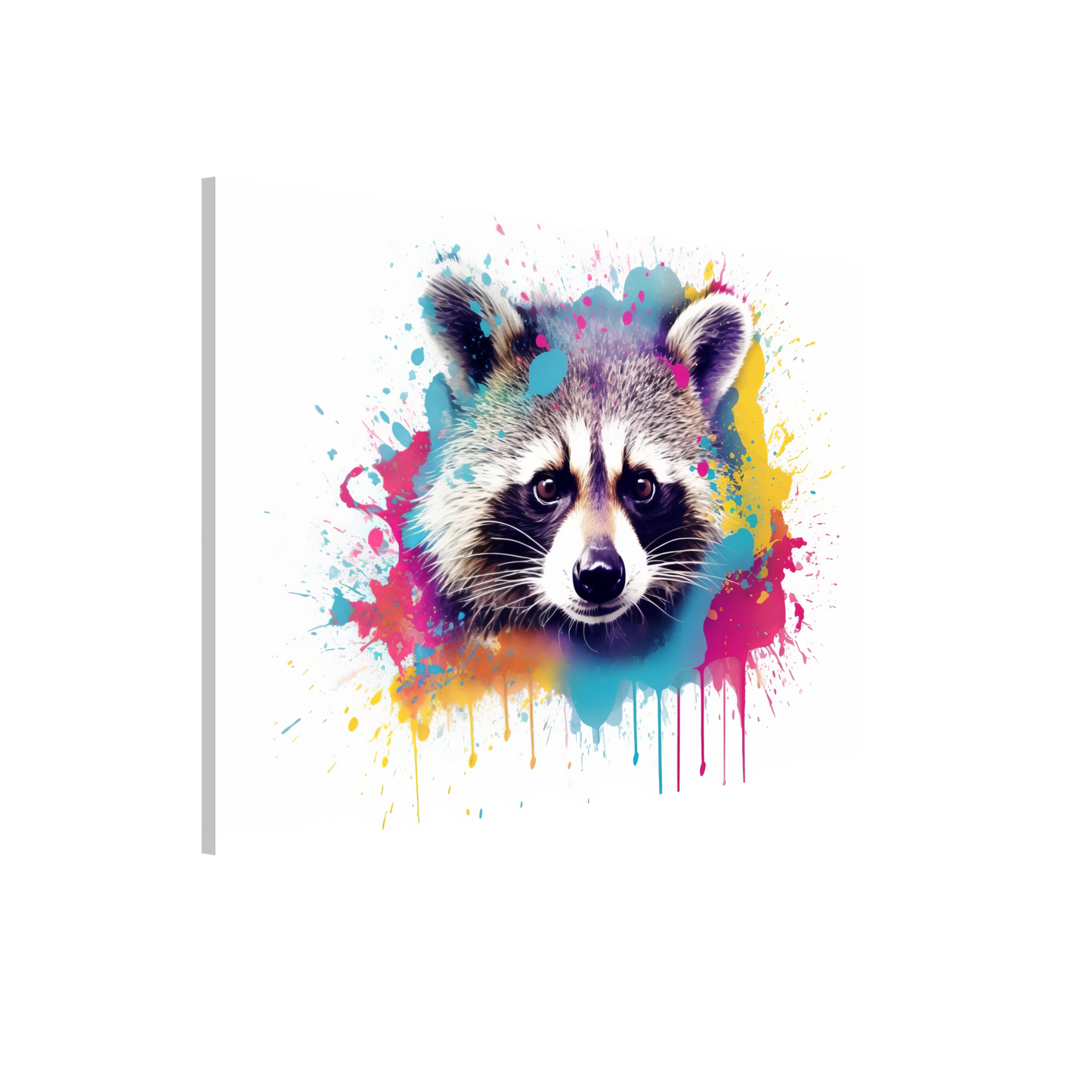 Waschbär Waschbären Pop-Art (WILD56)