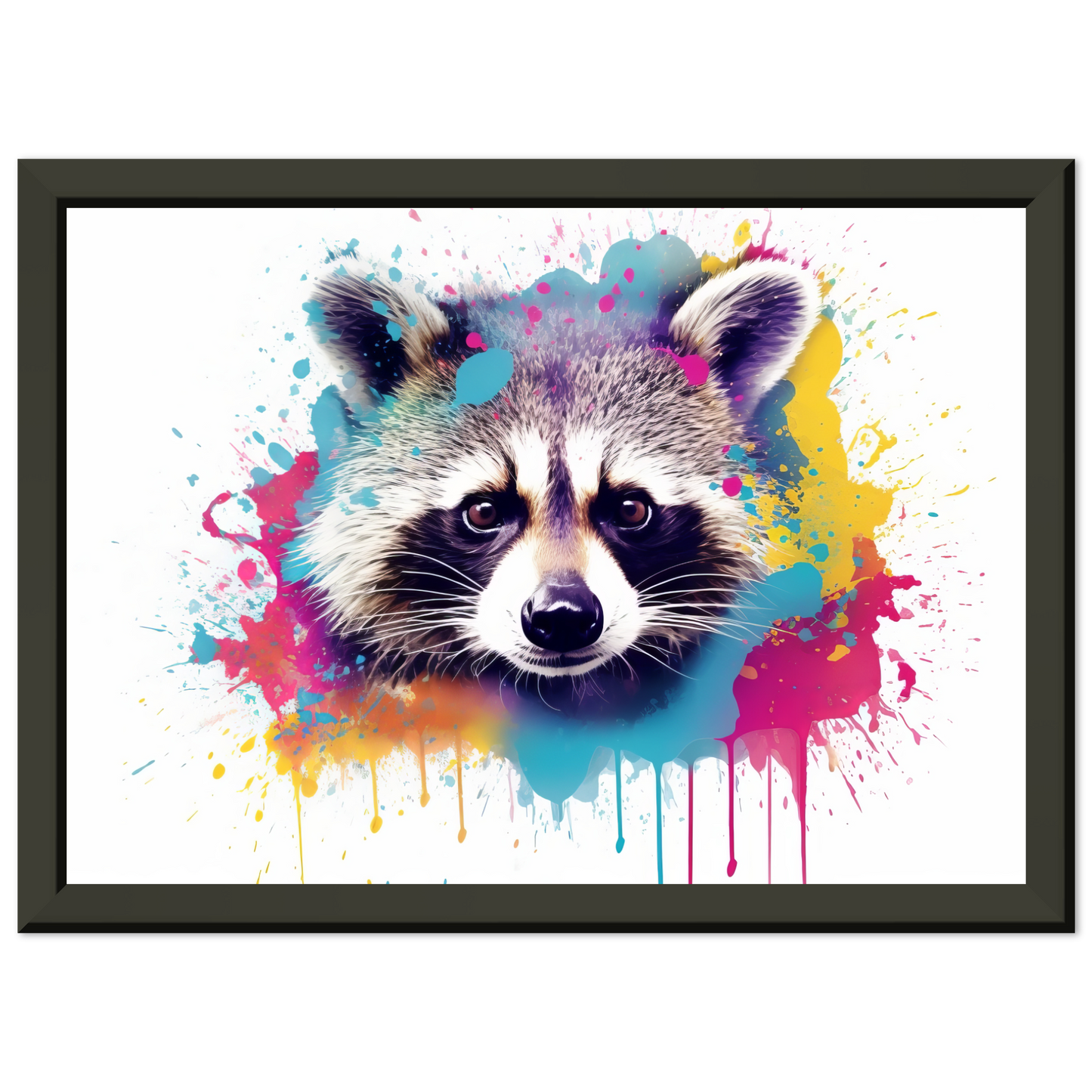 Waschbär Waschbären Pop-Art (WILD56)