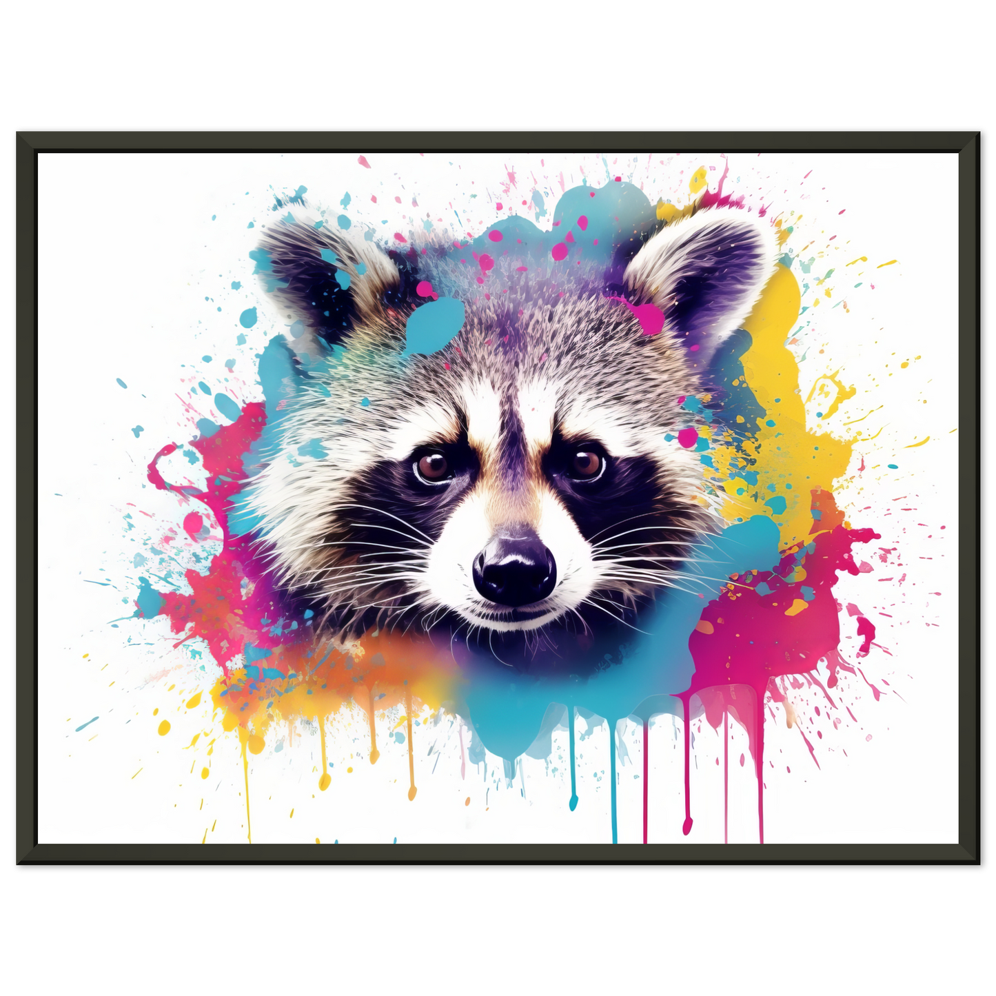 Waschbär Waschbären Pop-Art (WILD56)