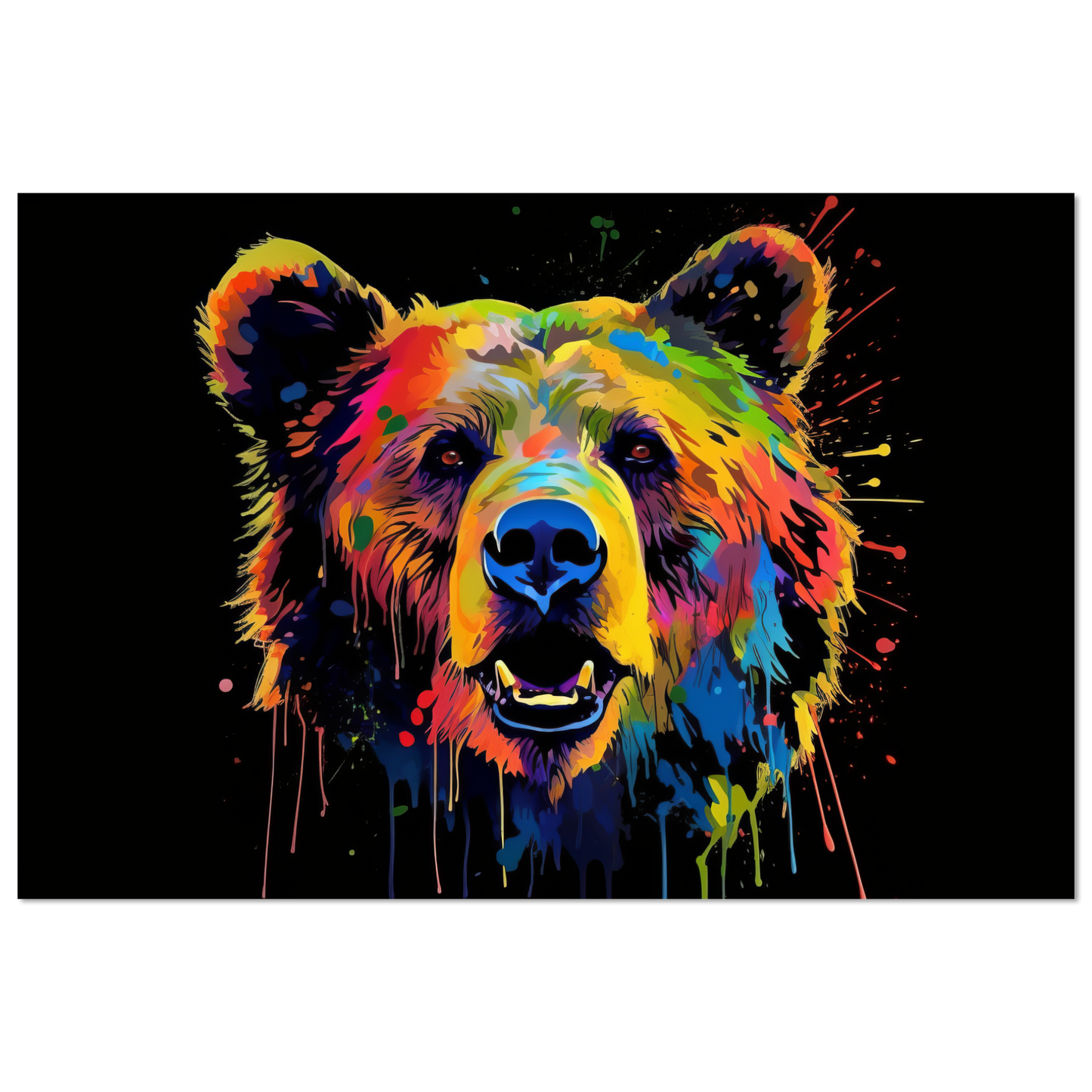 Bear bears pop art (WILD57)