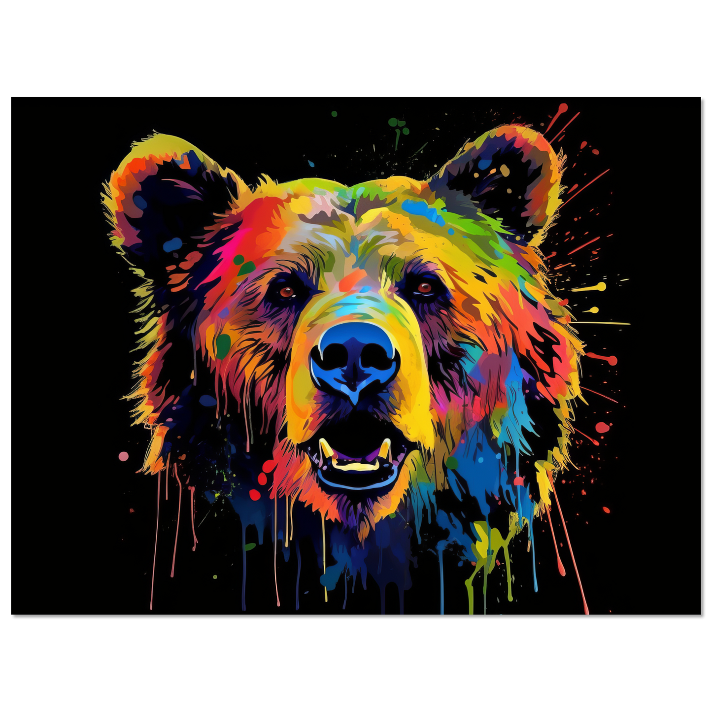 Bear bears pop art (WILD57)