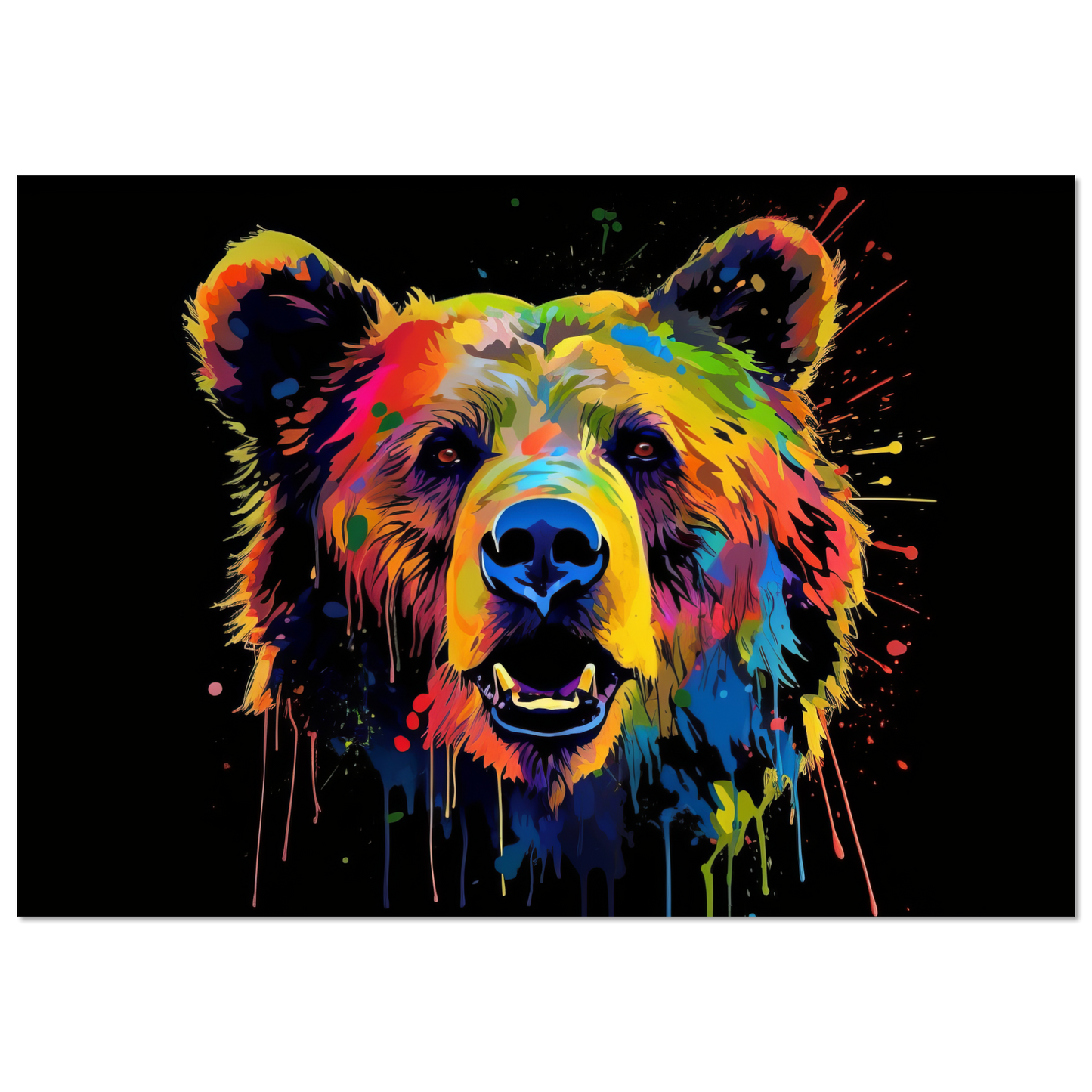 Bear bears pop art (WILD57)