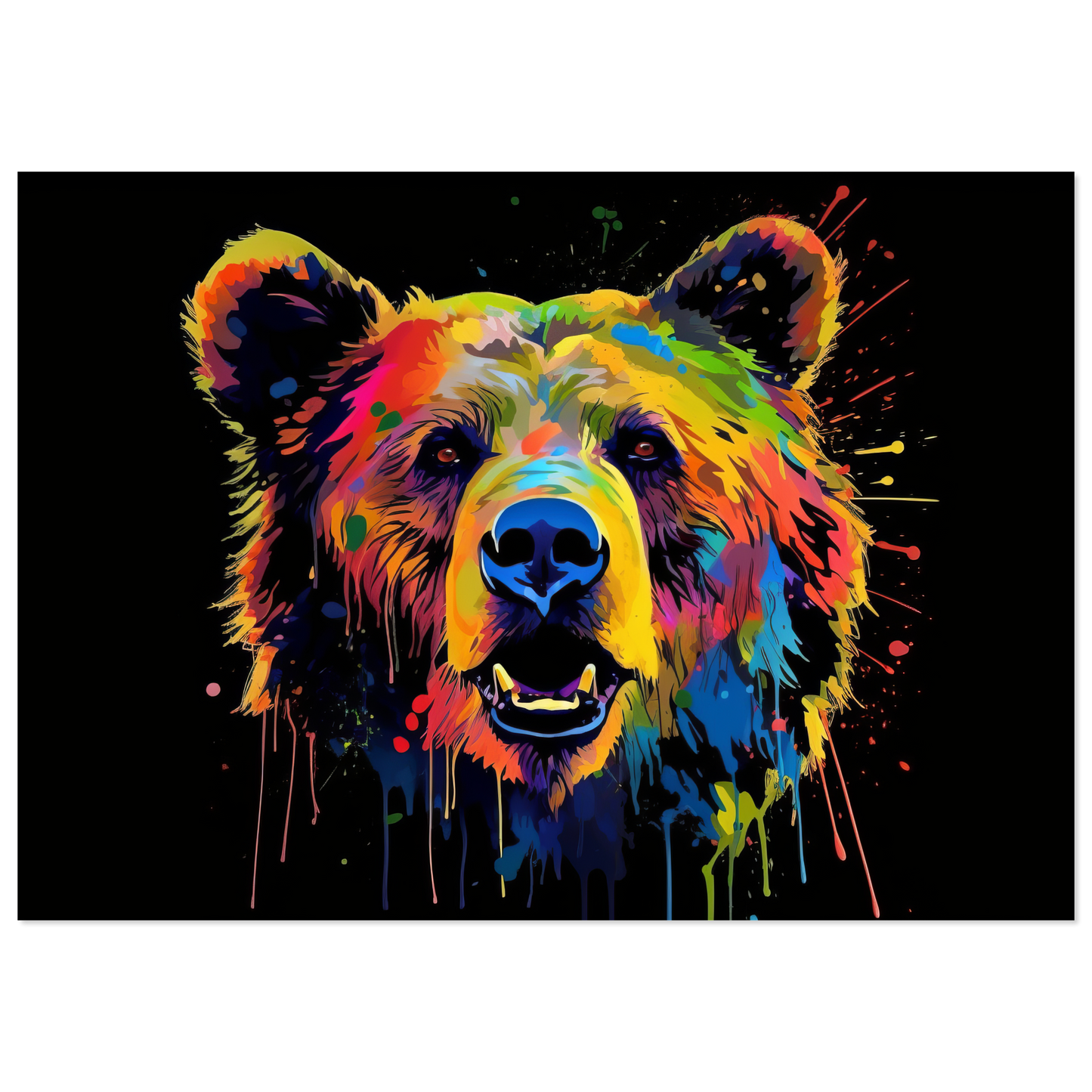 Bear bears pop art (WILD57)