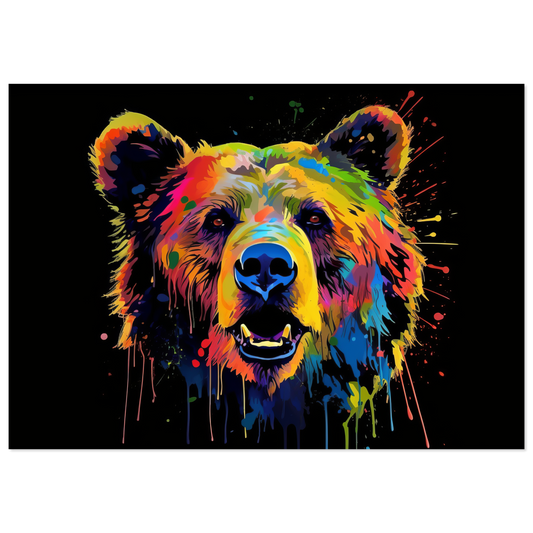 Bär Bären Pop-Art (WILD57)