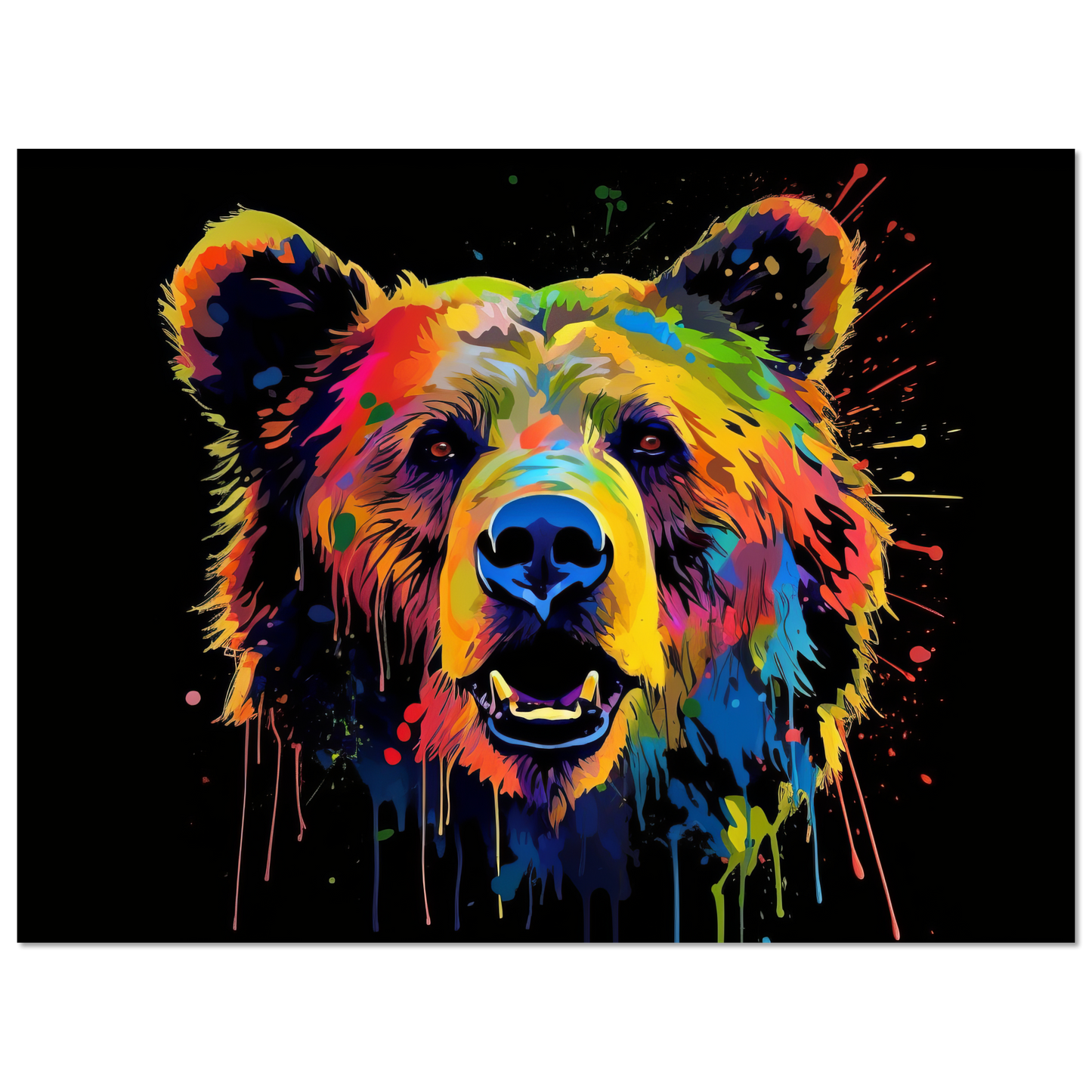 Bear bears pop art (WILD57)