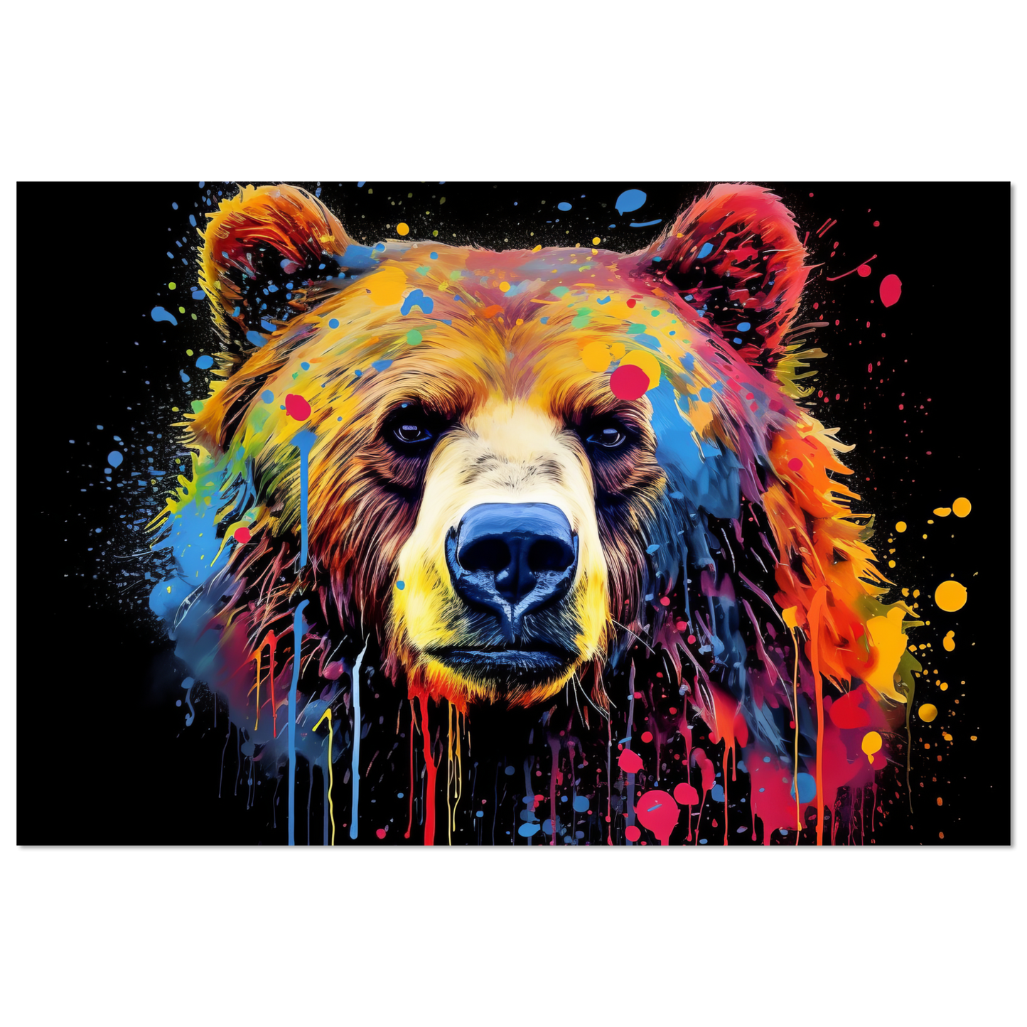 Bear bears pop art (WILD58)