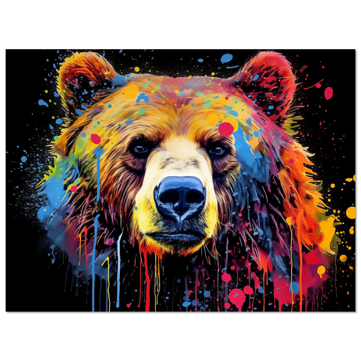 Bear bears pop art (WILD58)