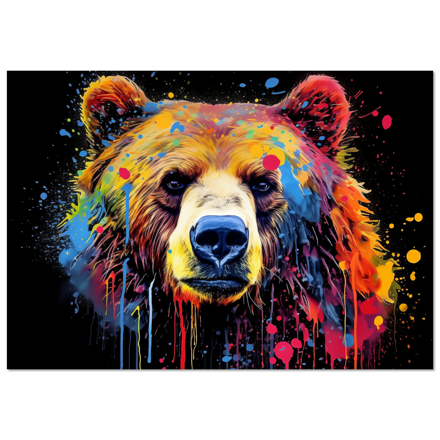 Bear bears pop art (WILD58)