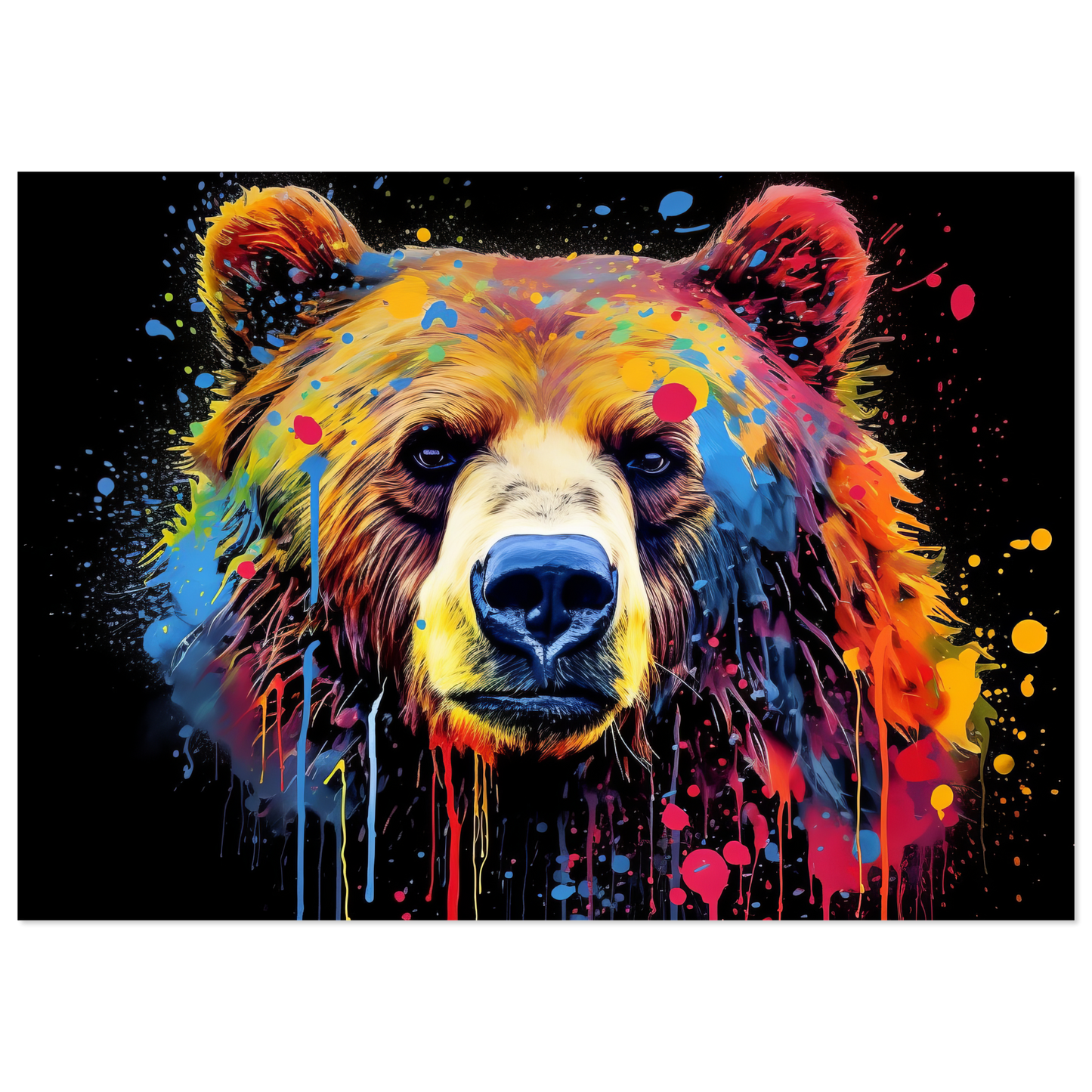 Bear bears pop art (WILD58)