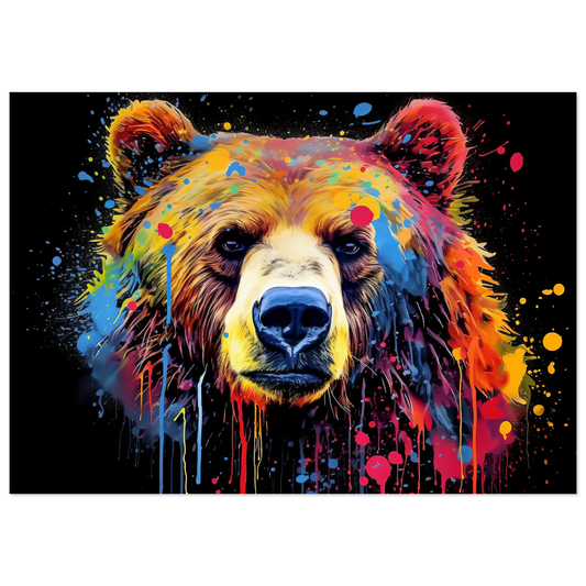Bär Bären Pop-Art (WILD58)