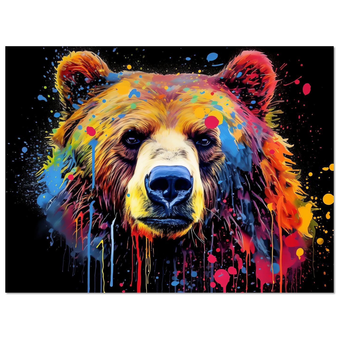 Bear bears pop art (WILD58)