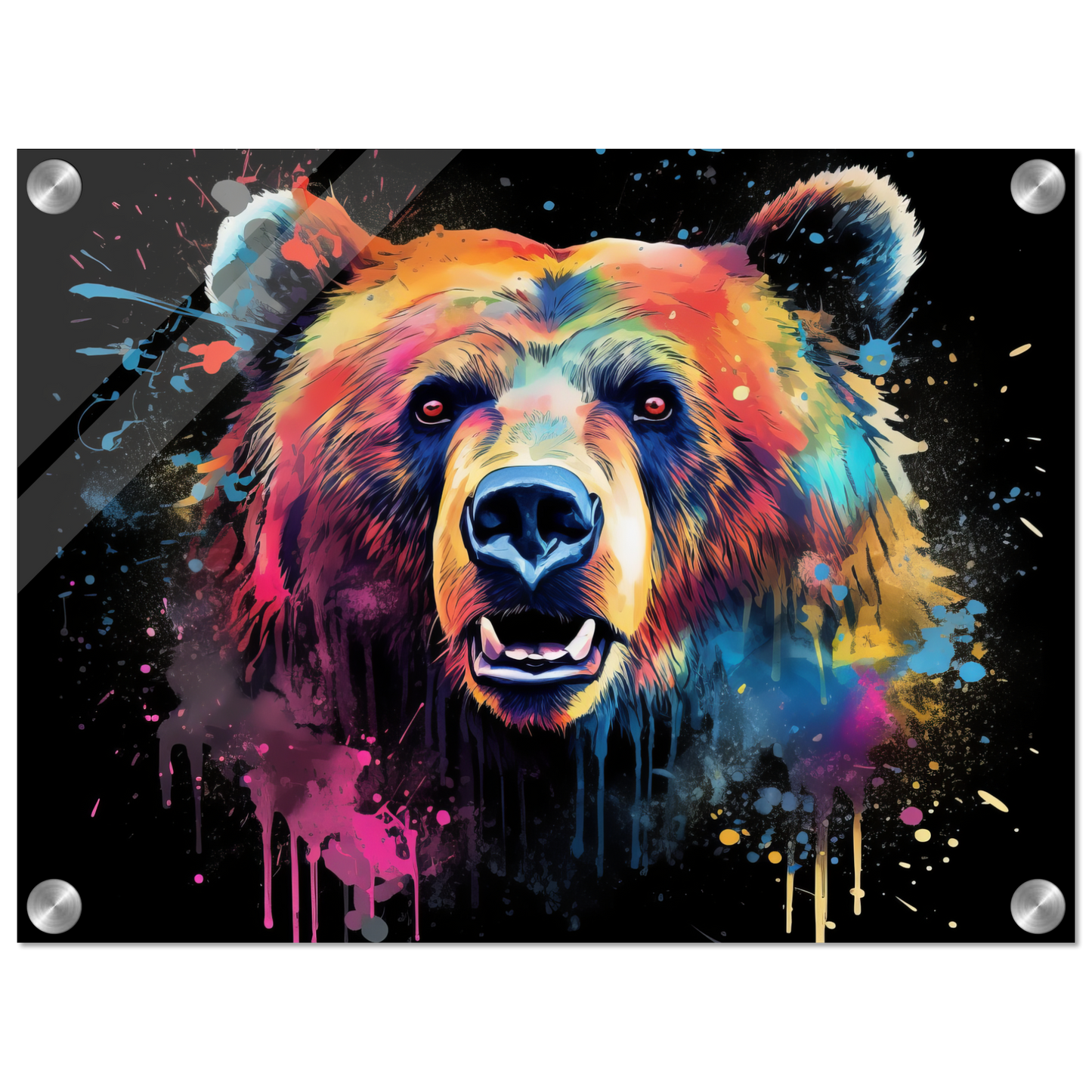 Bär Bären Pop-Art (WILD59)