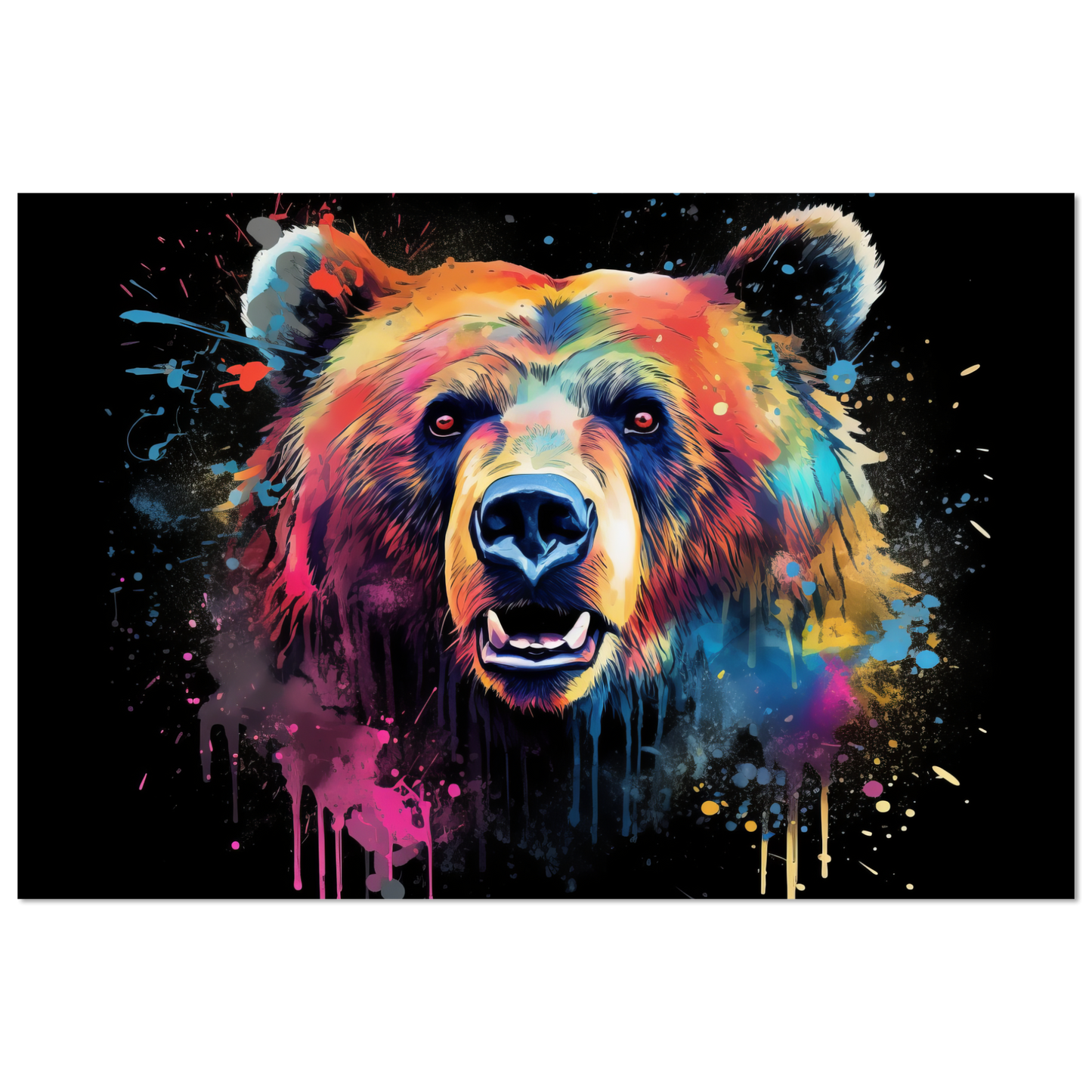 Bär Bären Pop-Art (WILD59)