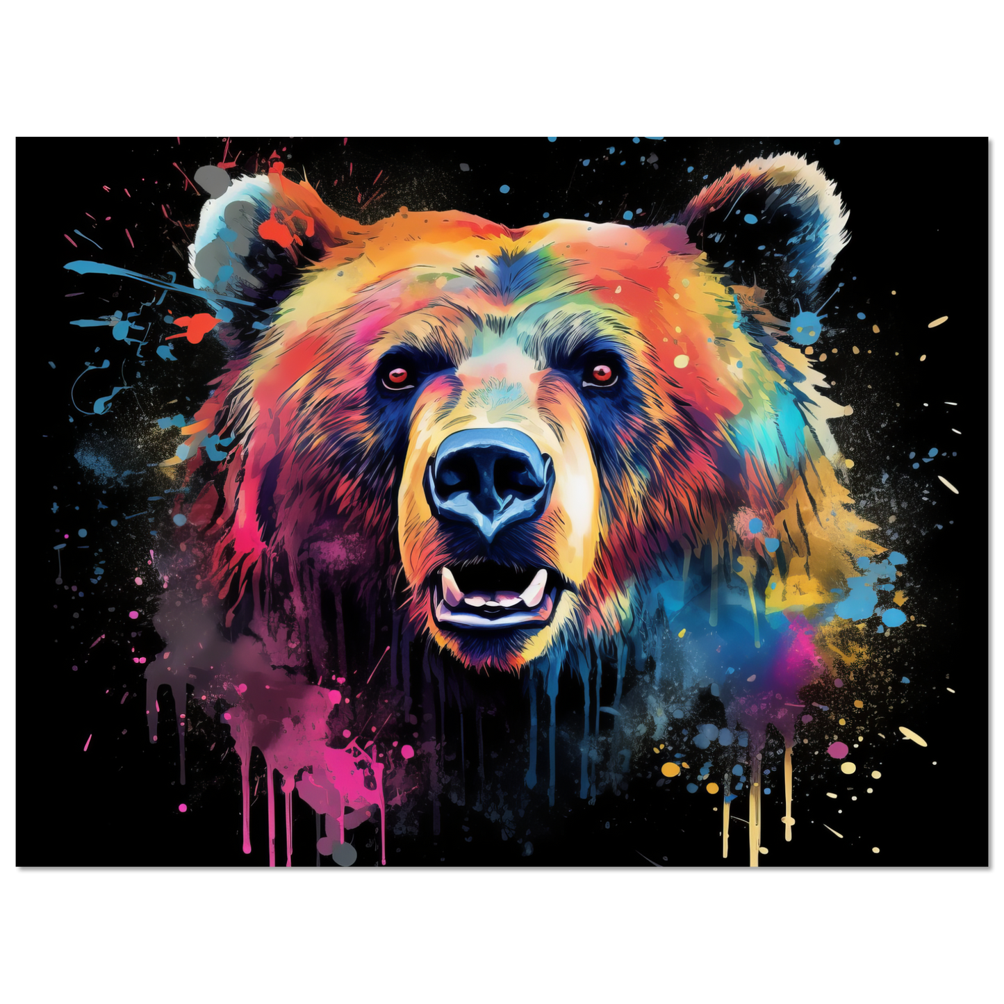 Bär Bären Pop-Art (WILD59)